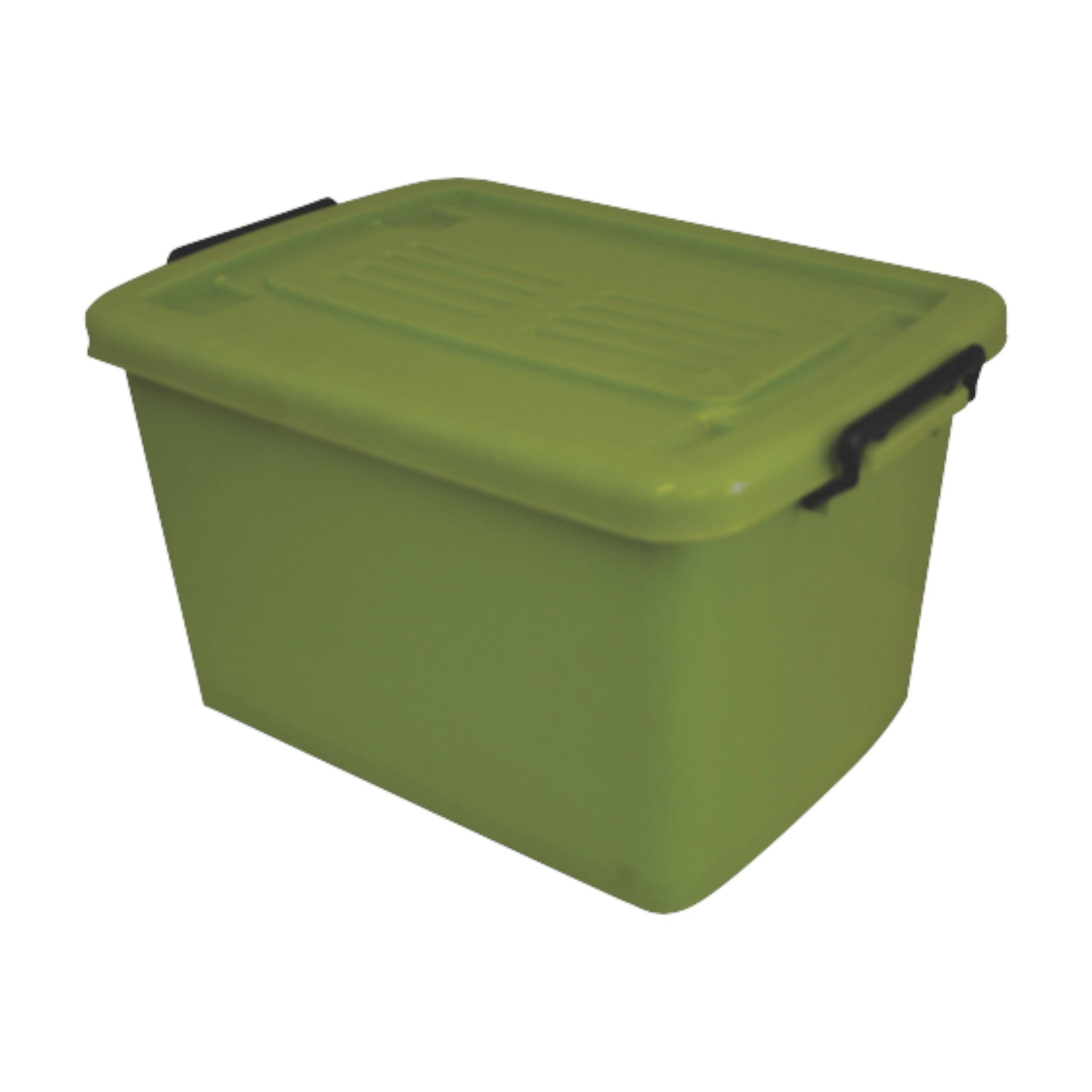 45L Storage Container with Clip Lock Lid Clear 10049