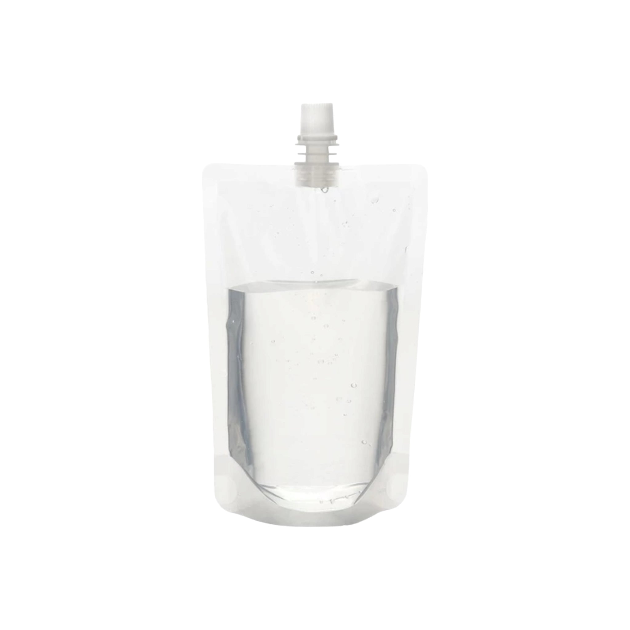 Stand-Up Pouch Bag 500ml Clear with Spout 13x19x3.5cm 100mic