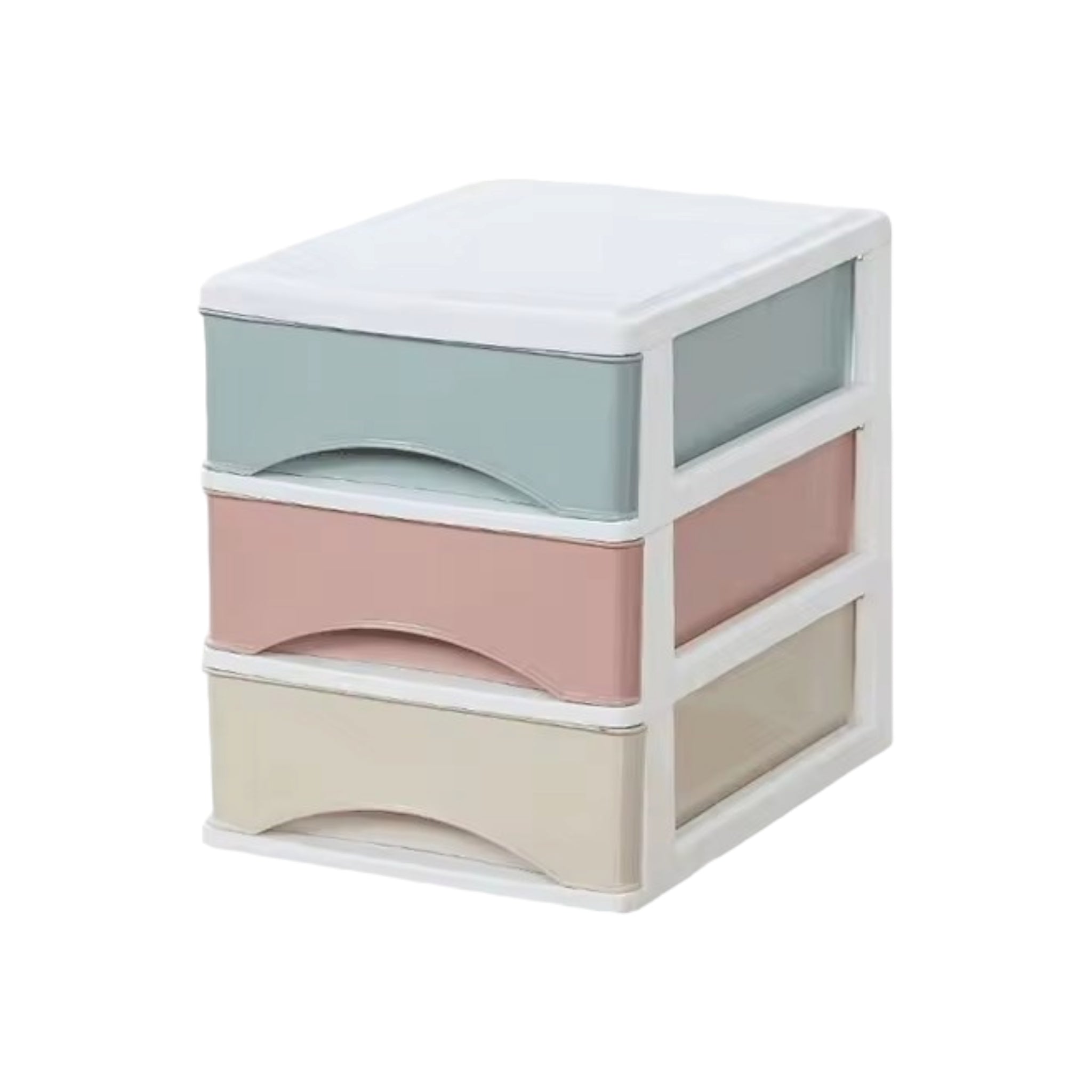 3-Drawer Mini Storage Box Pastel Color 19x22x15.5cm  141