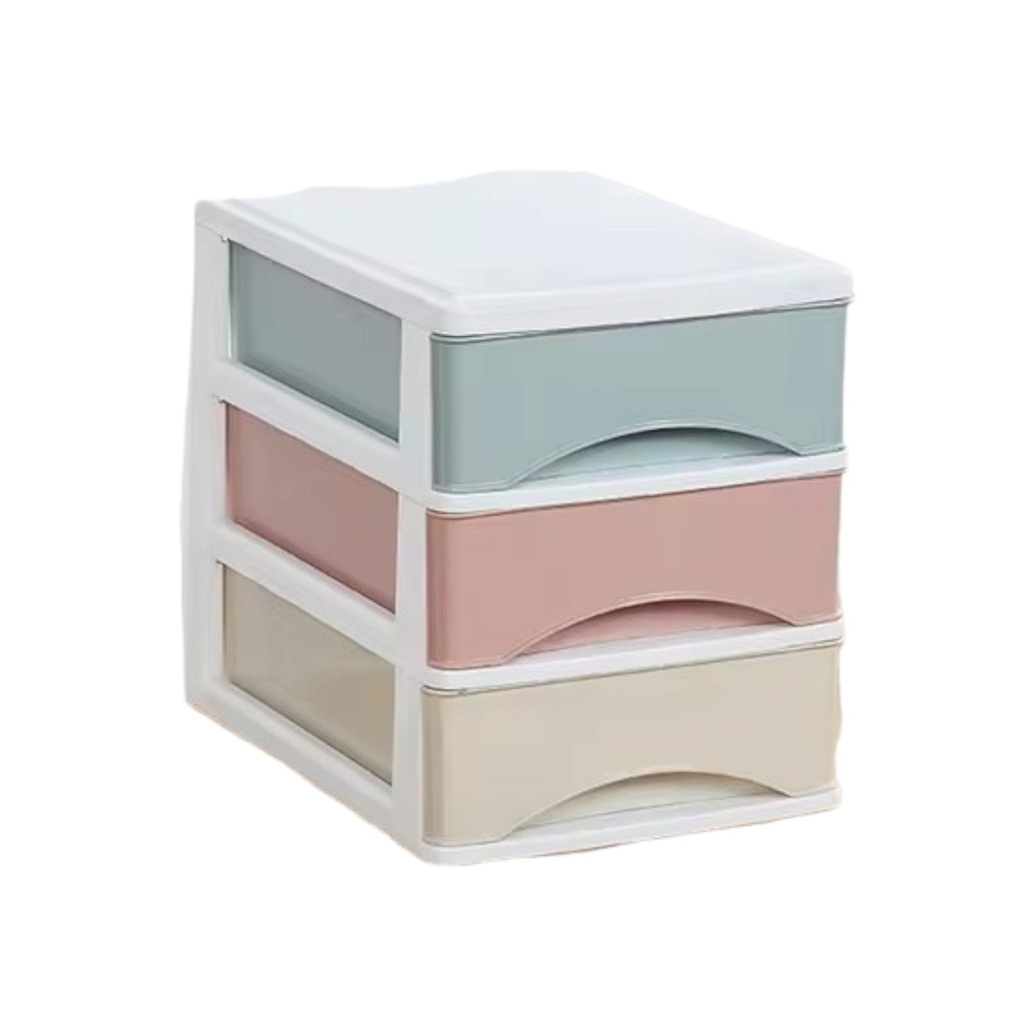 3-Drawer Mini Storage Box Pastel Color 19x22x15.5cm  141