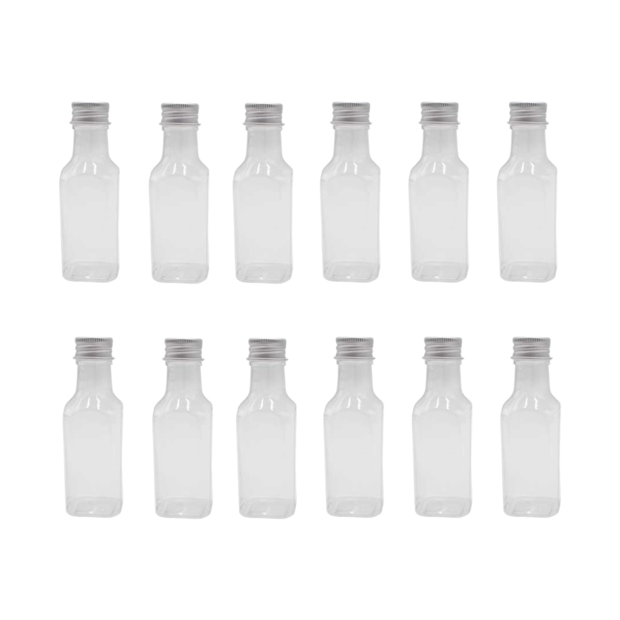 60ml PVC Plastic Bottle with Silver Lid