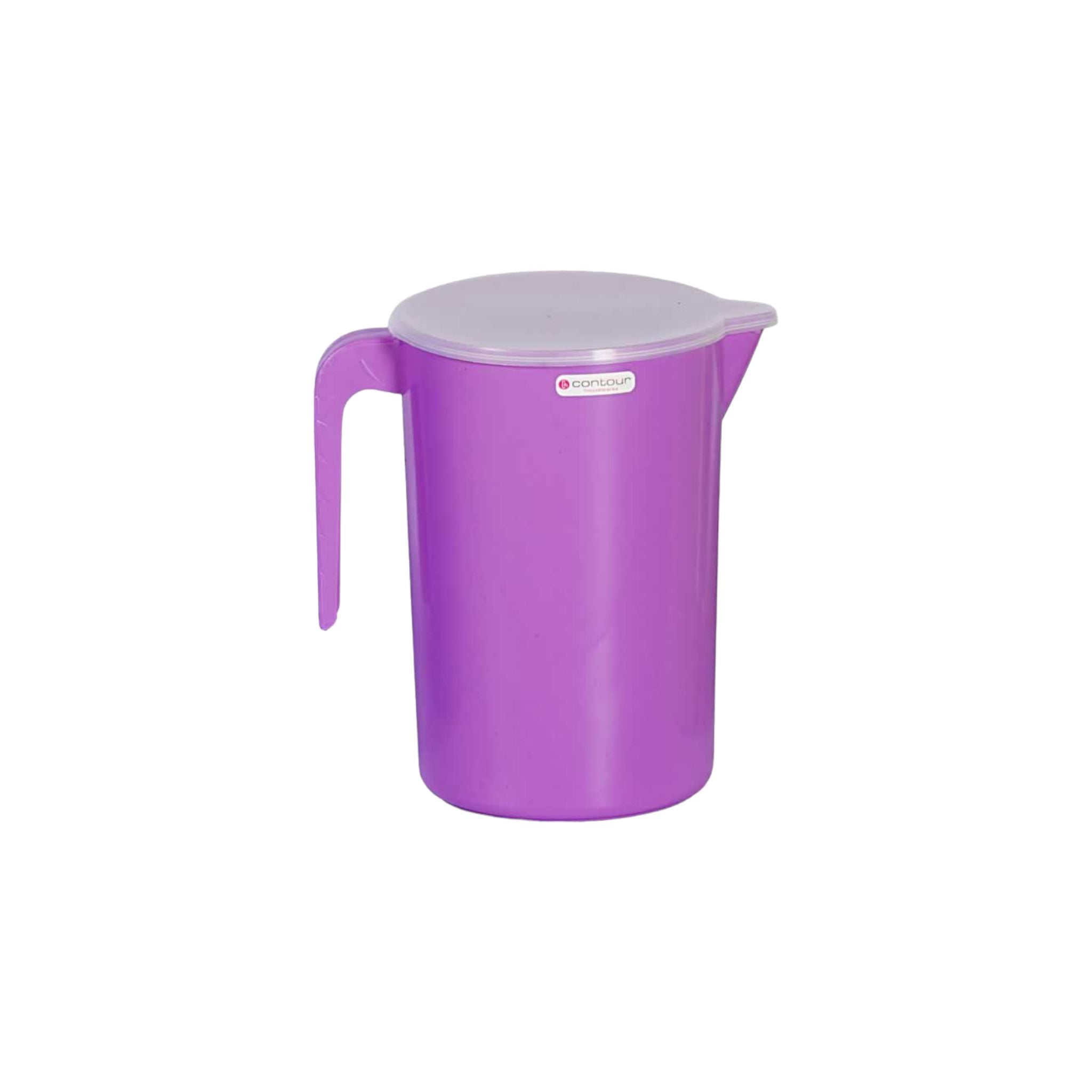 Contour Housewares Plastic Jug 2L with Lid Buzz