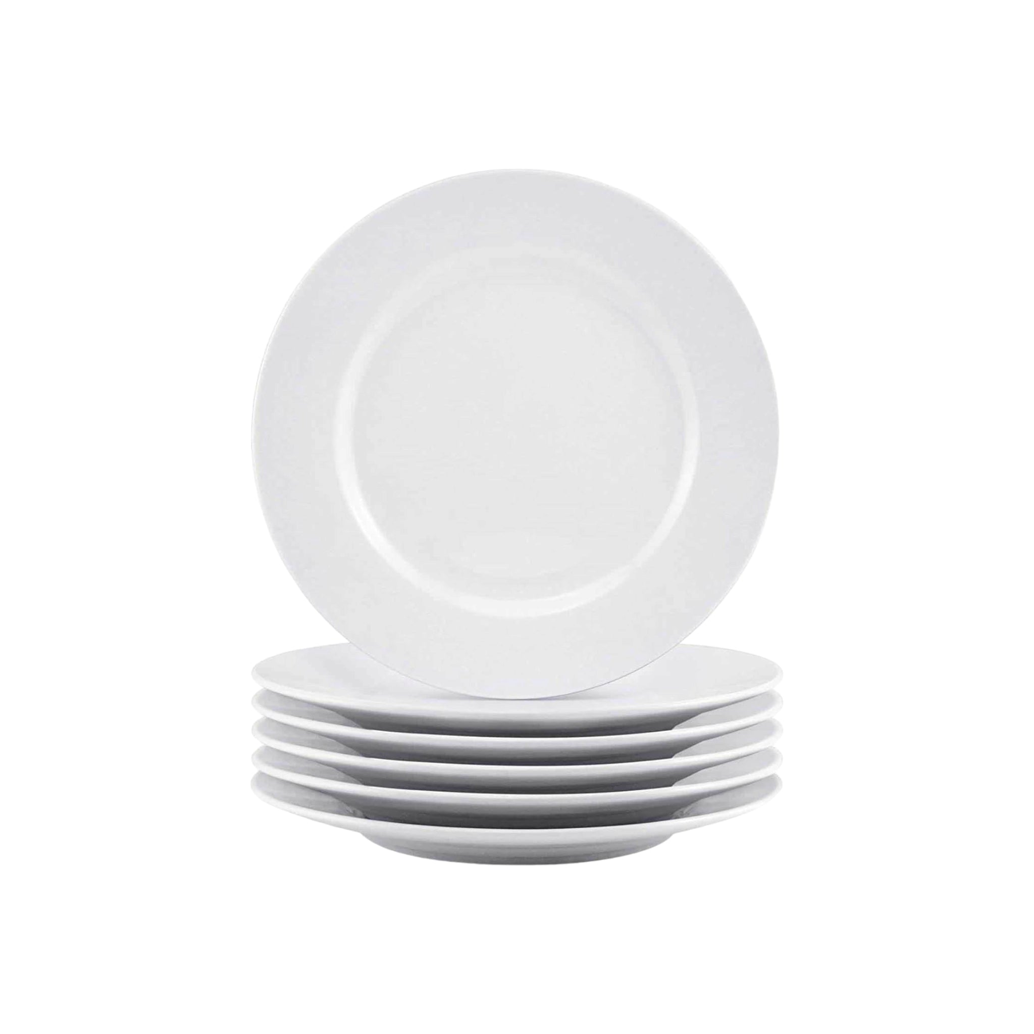 Ceramic Dinner Plate 10.5inch Round White