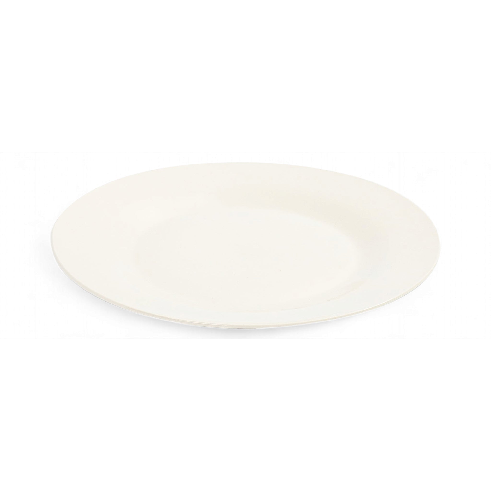 Ceramic Dinner Plate 10.5inch Round White