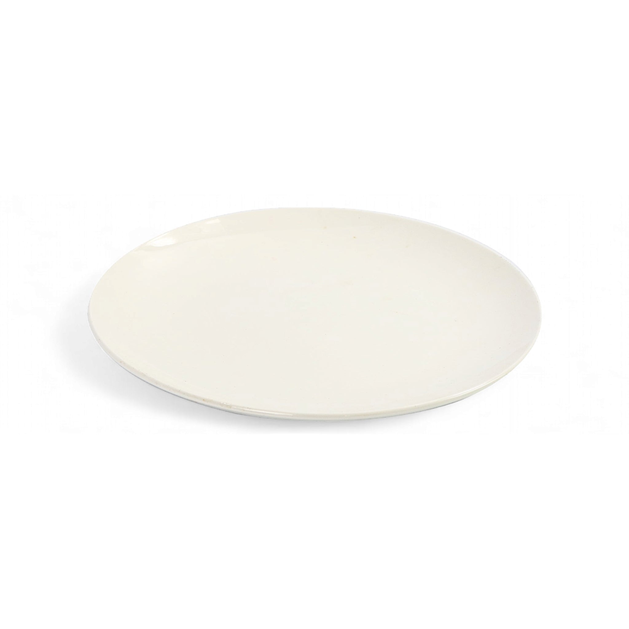 Ceramic Dinner Plate 10.5inch Round White