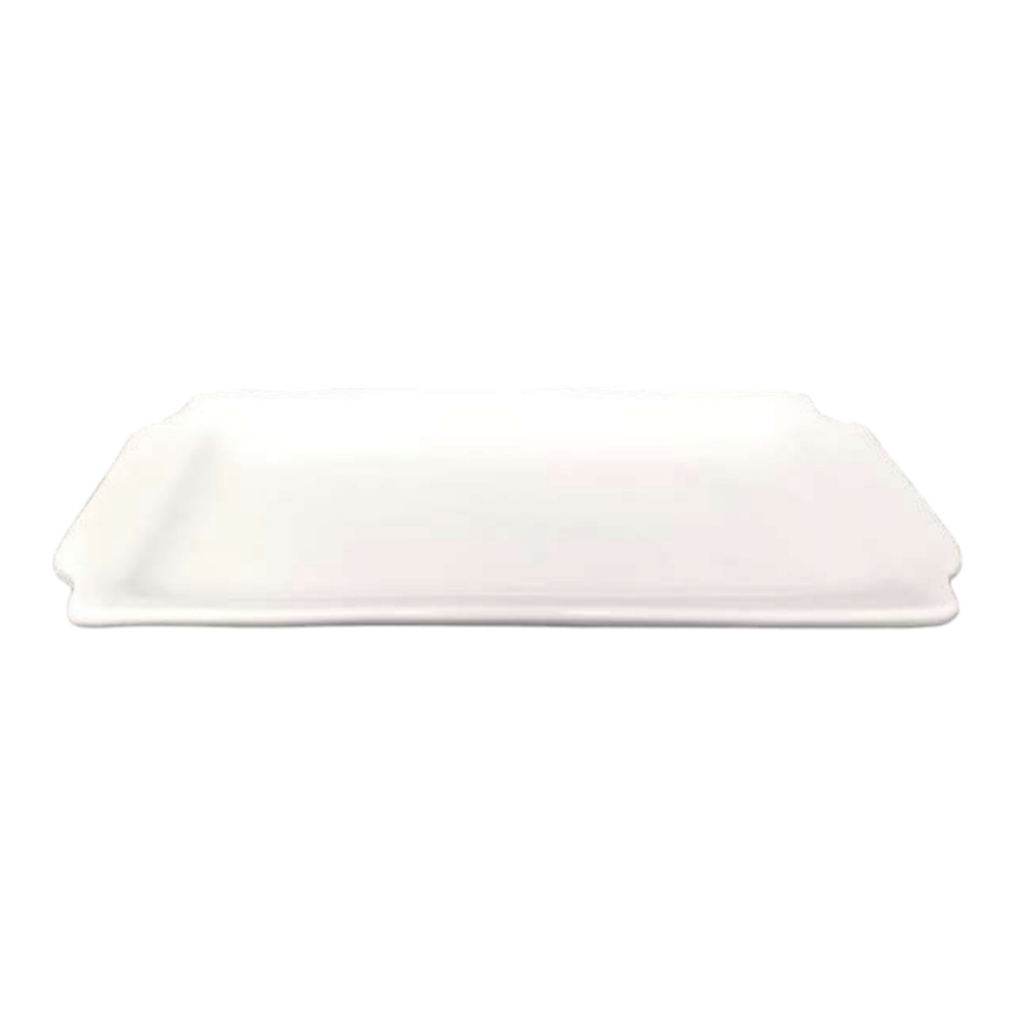 Ceramic Serving Platter 35x16x13.5cm White Rectangular 13.5inch