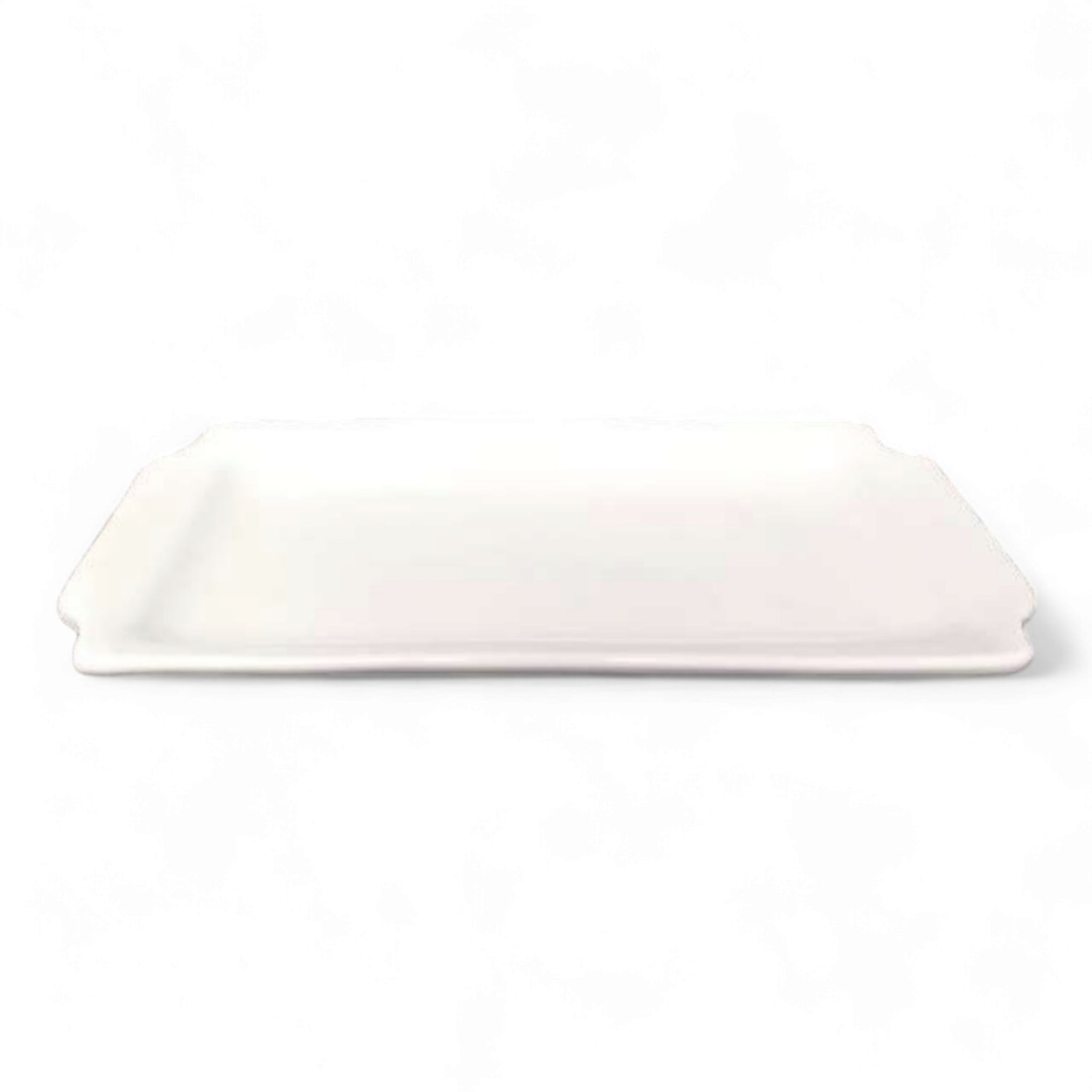 Ceramic Serving Platter 35x16x13.5cm White Rectangular 13.5inch