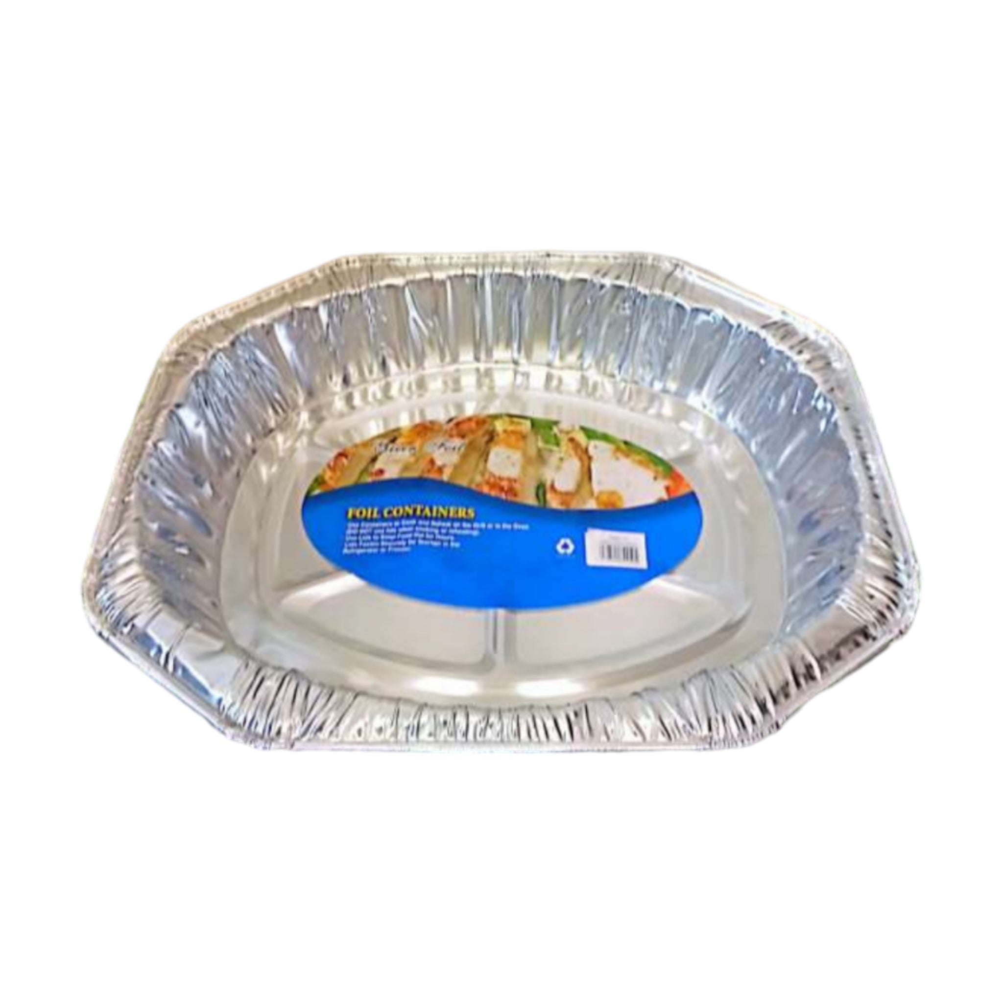 Aluminum Foil Container 445x335x80mm Bakeware Pan Hexagon