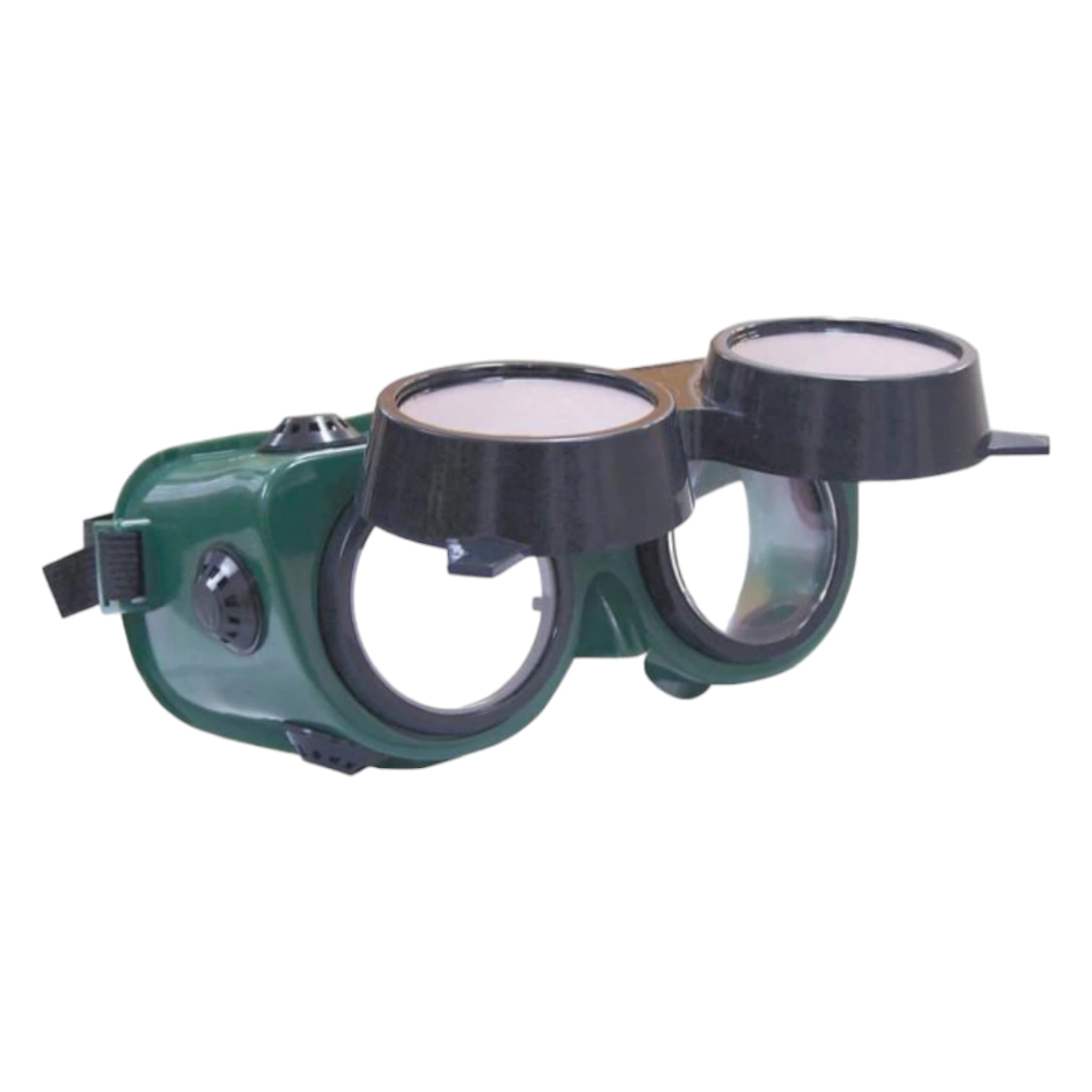 Brentwood Welding Goggles with Round Flip Goggles