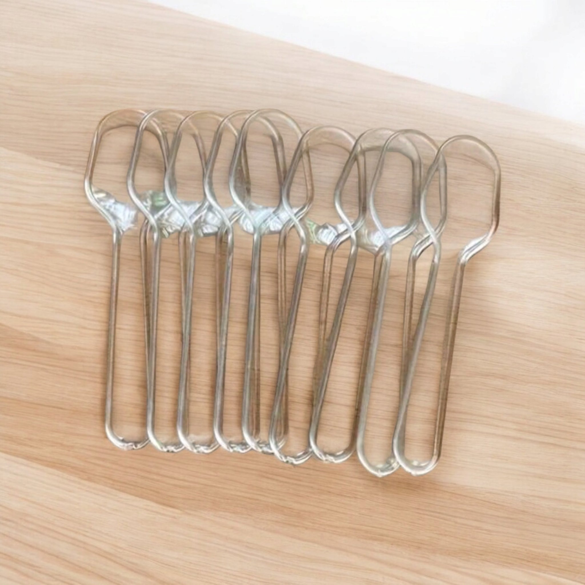 Disposable Plastic Clear Dessert Spoon 100pack