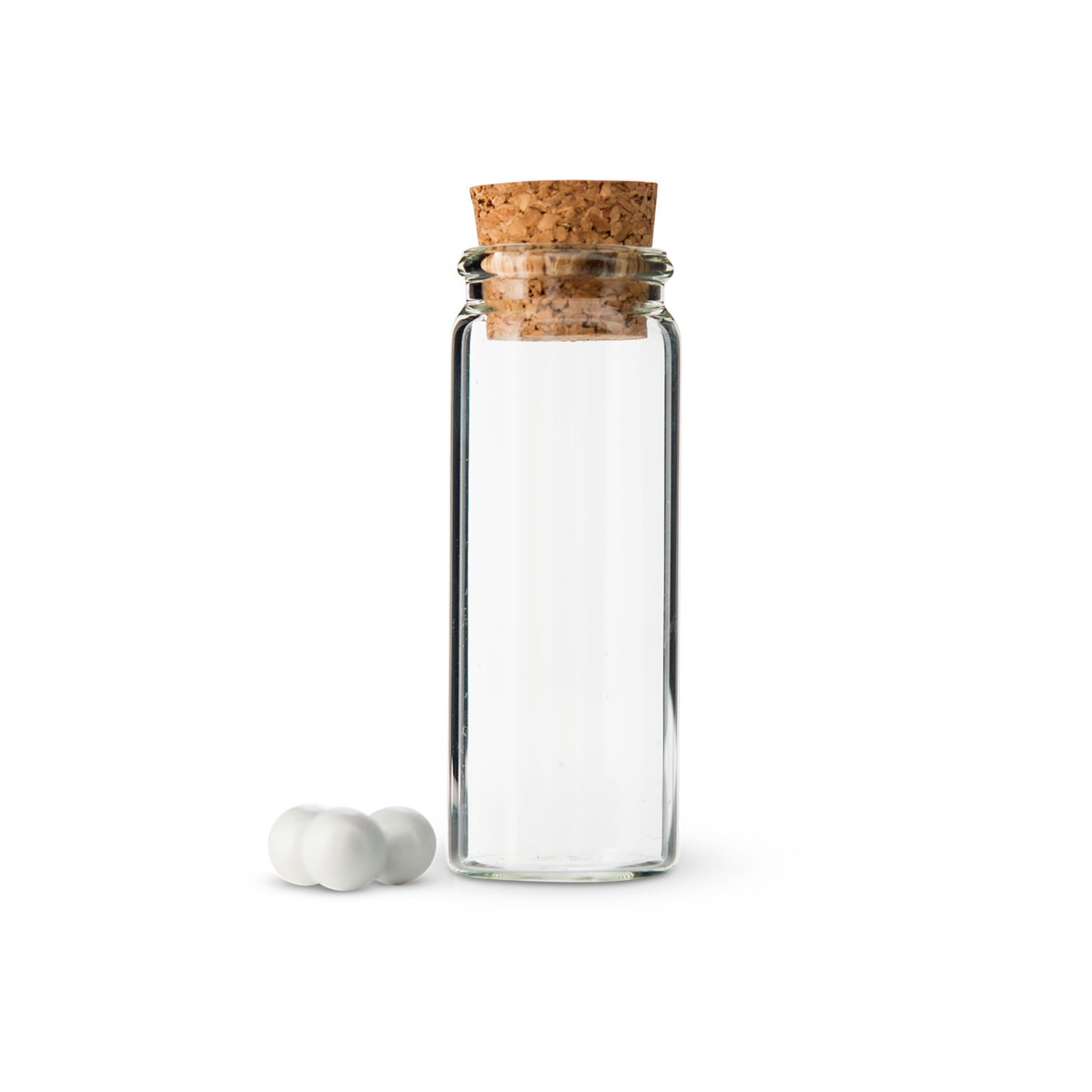 Regent Glass Bottle 160ml with Cork Lid 4pack 10539