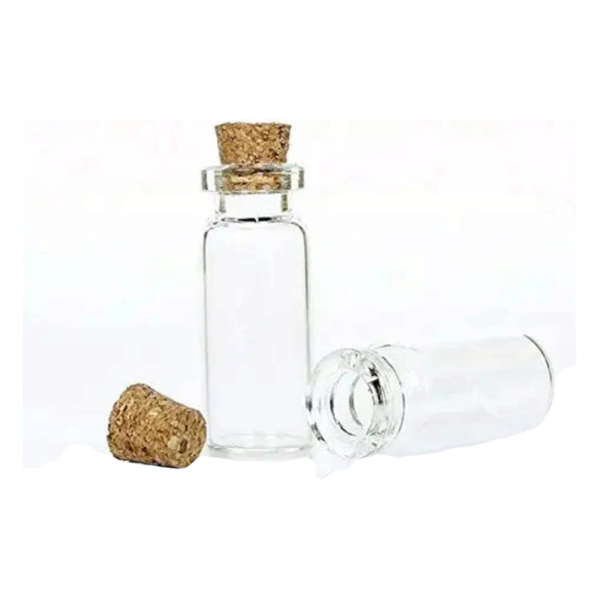 Regent Glass Bottle 20ml with Cork Lid 12pack 10586