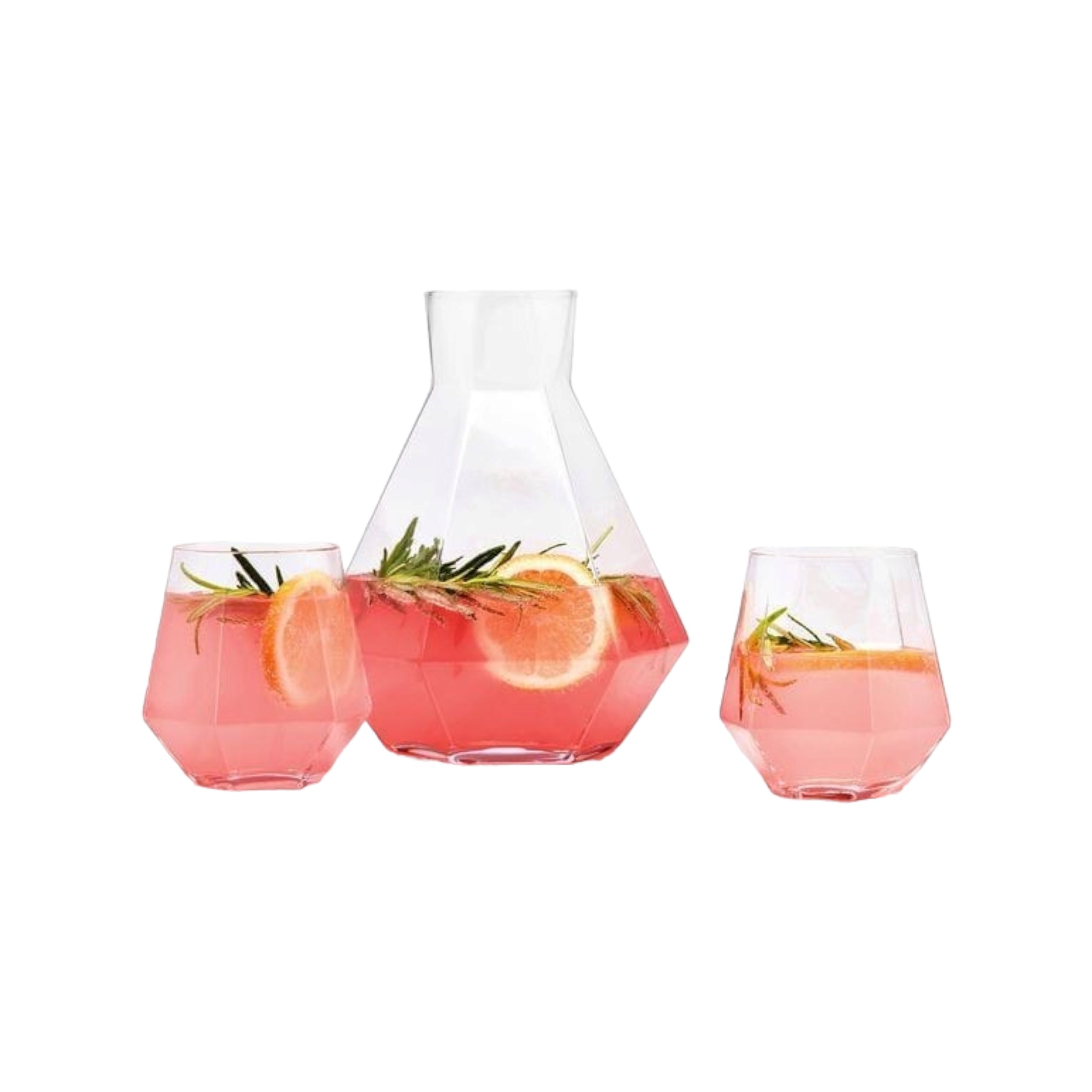 Hexagon Borosilicate Water Set 5pcs GL2824