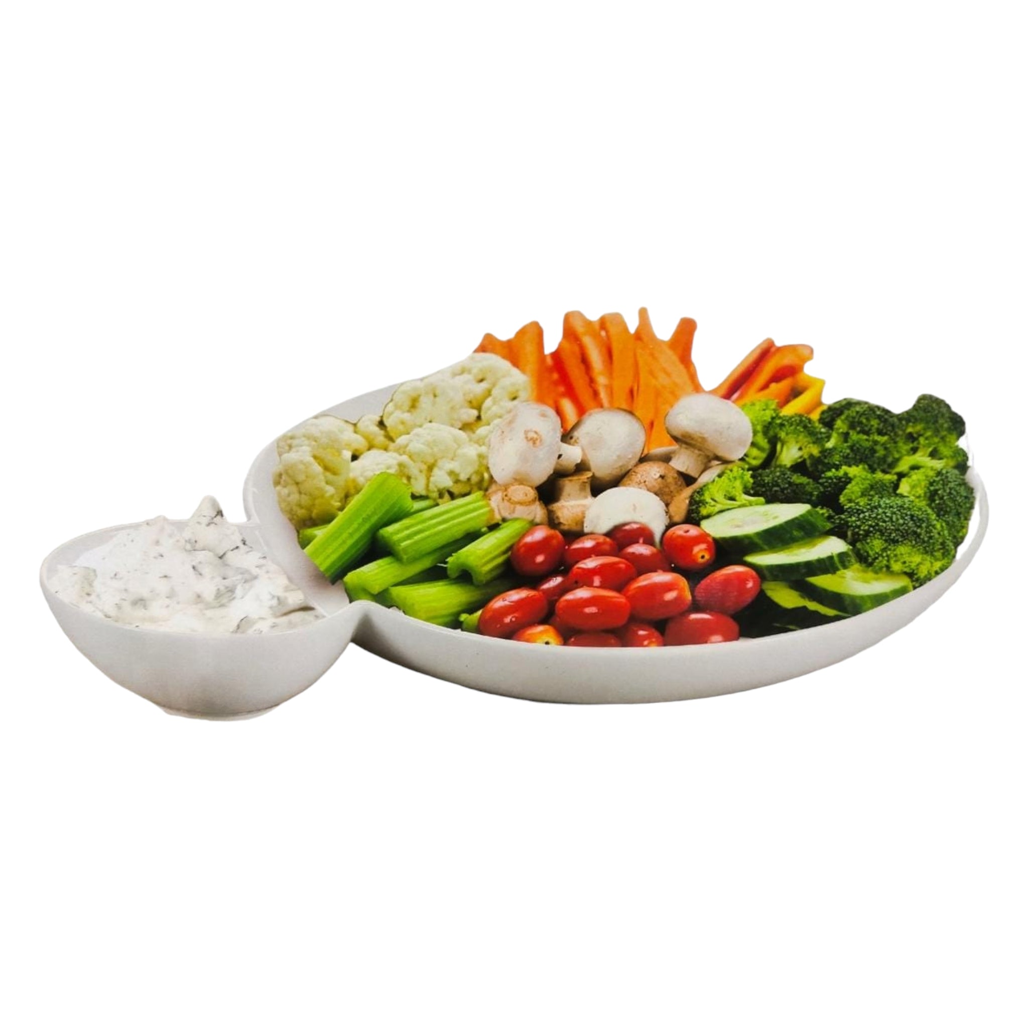 Home Classix Ceramic Snack Platter 32x24x4.7cm