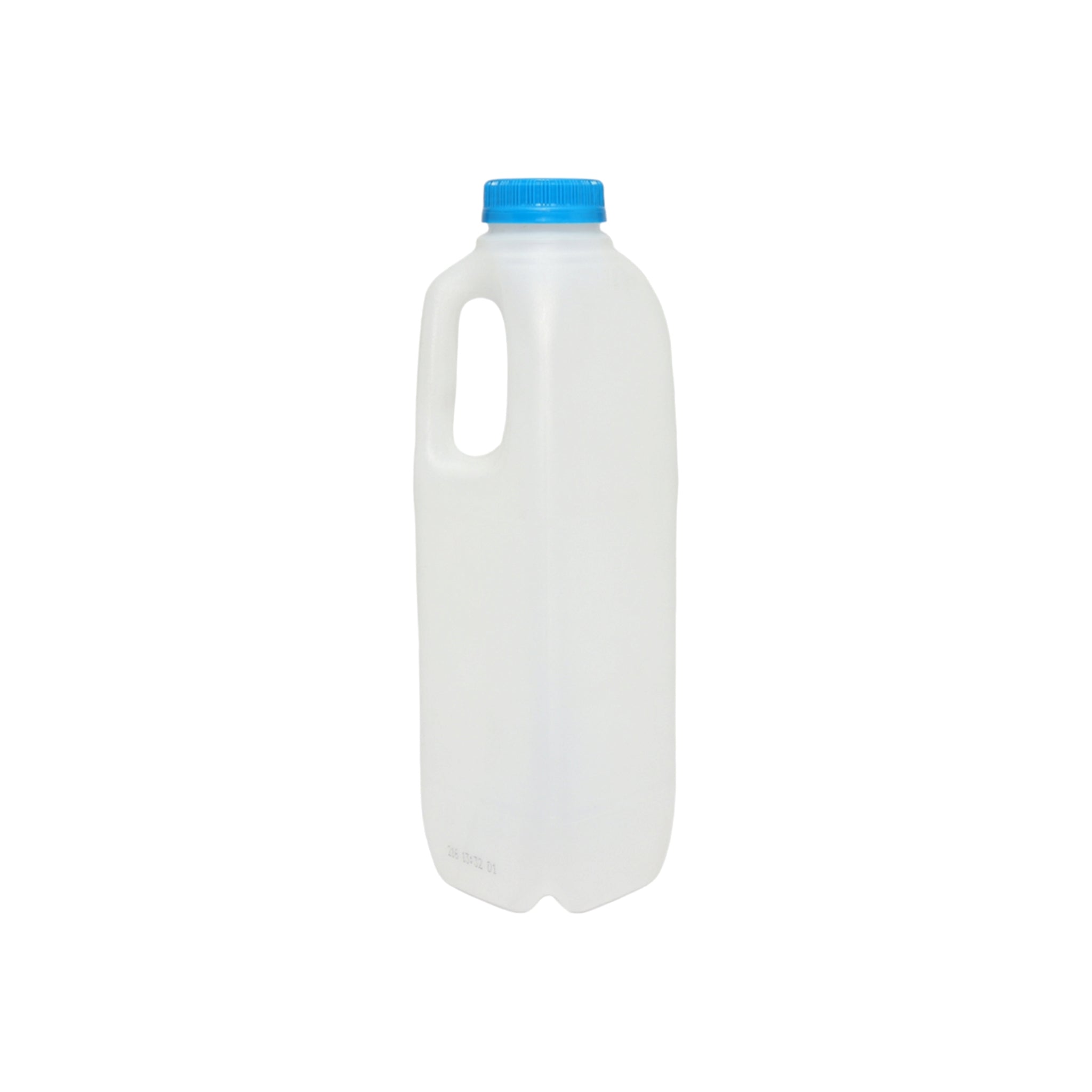 2L Plastic Milk Jug Bottle Natural with Lid