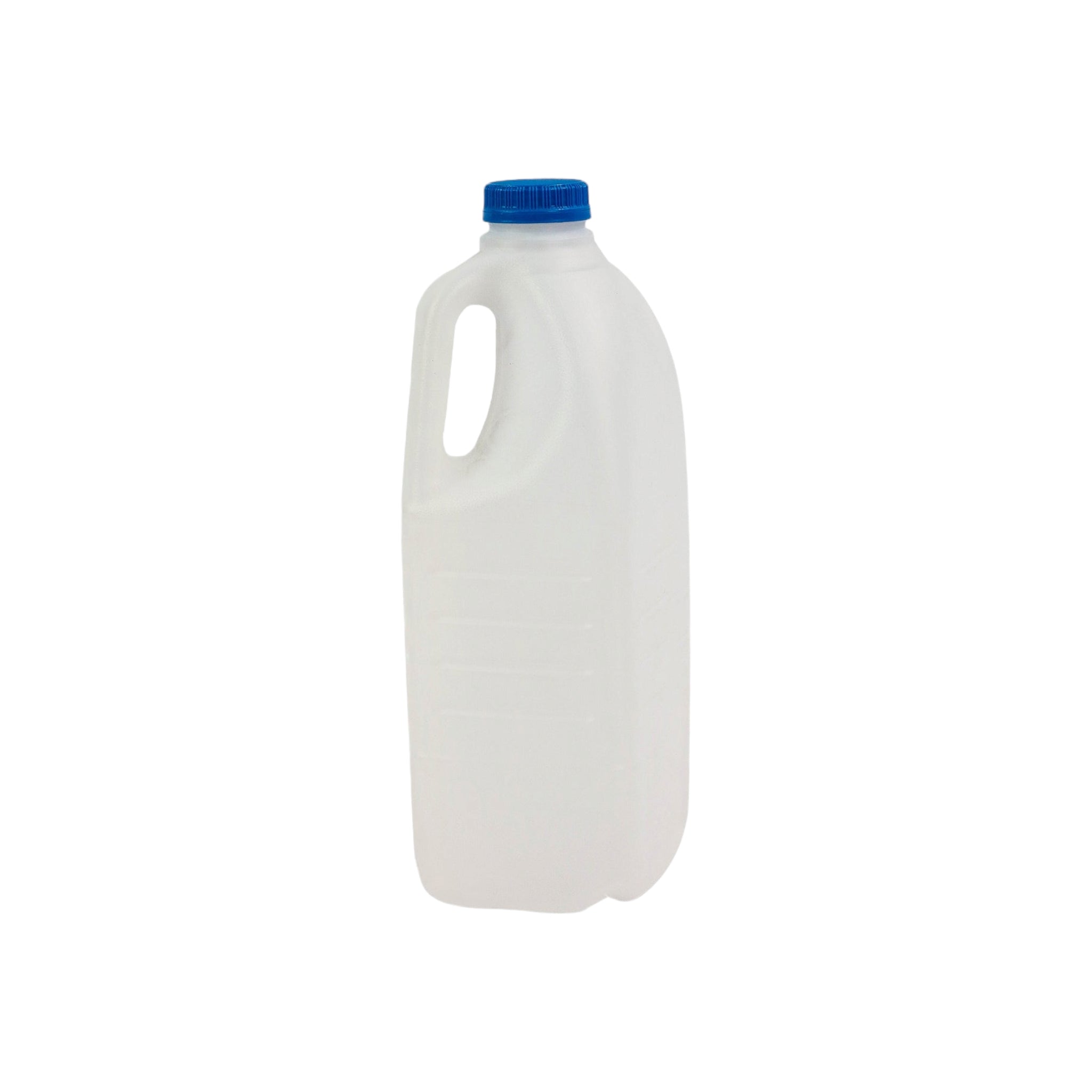 2L Plastic Milk Jug Bottle Natural with Lid