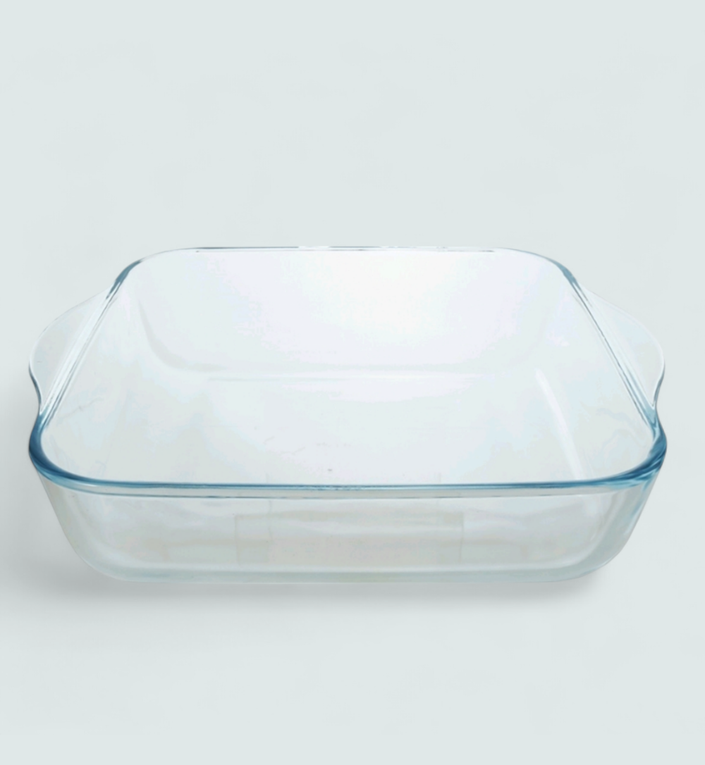 Borcam Glass Serving Dish Square Tray 1.9L 23834