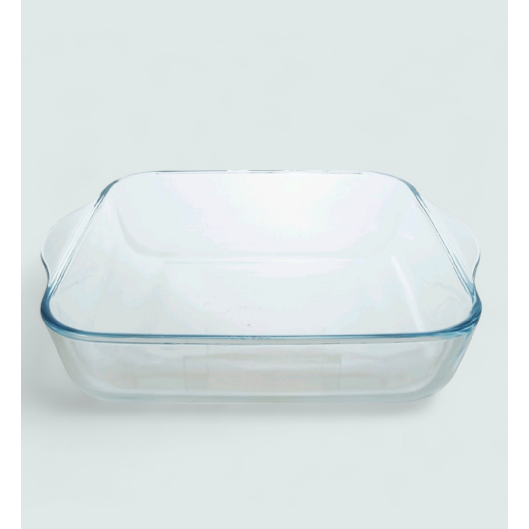 Borcam Glass Serving Dish Square Tray 1.9L 23834