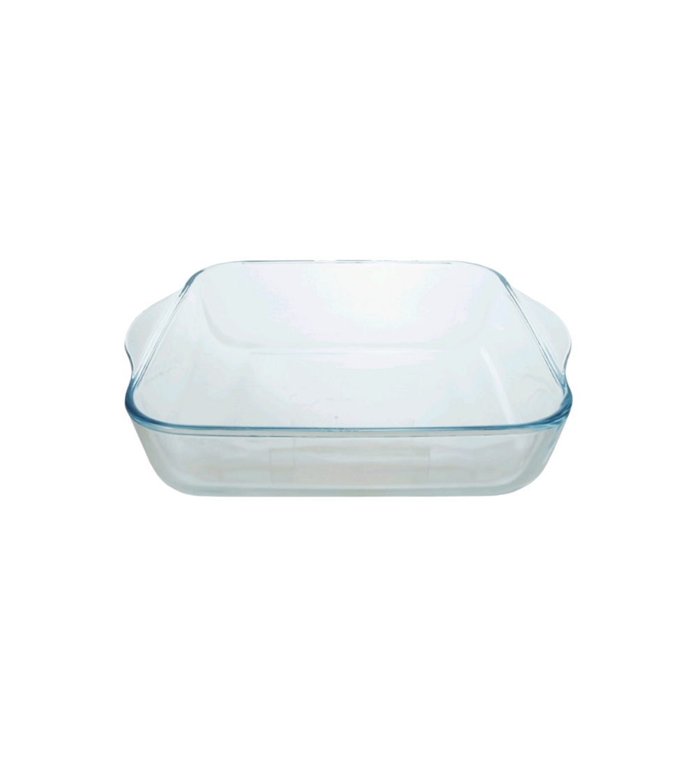 Borcam Glass Serving Dish Square Tray 1.9L 23834