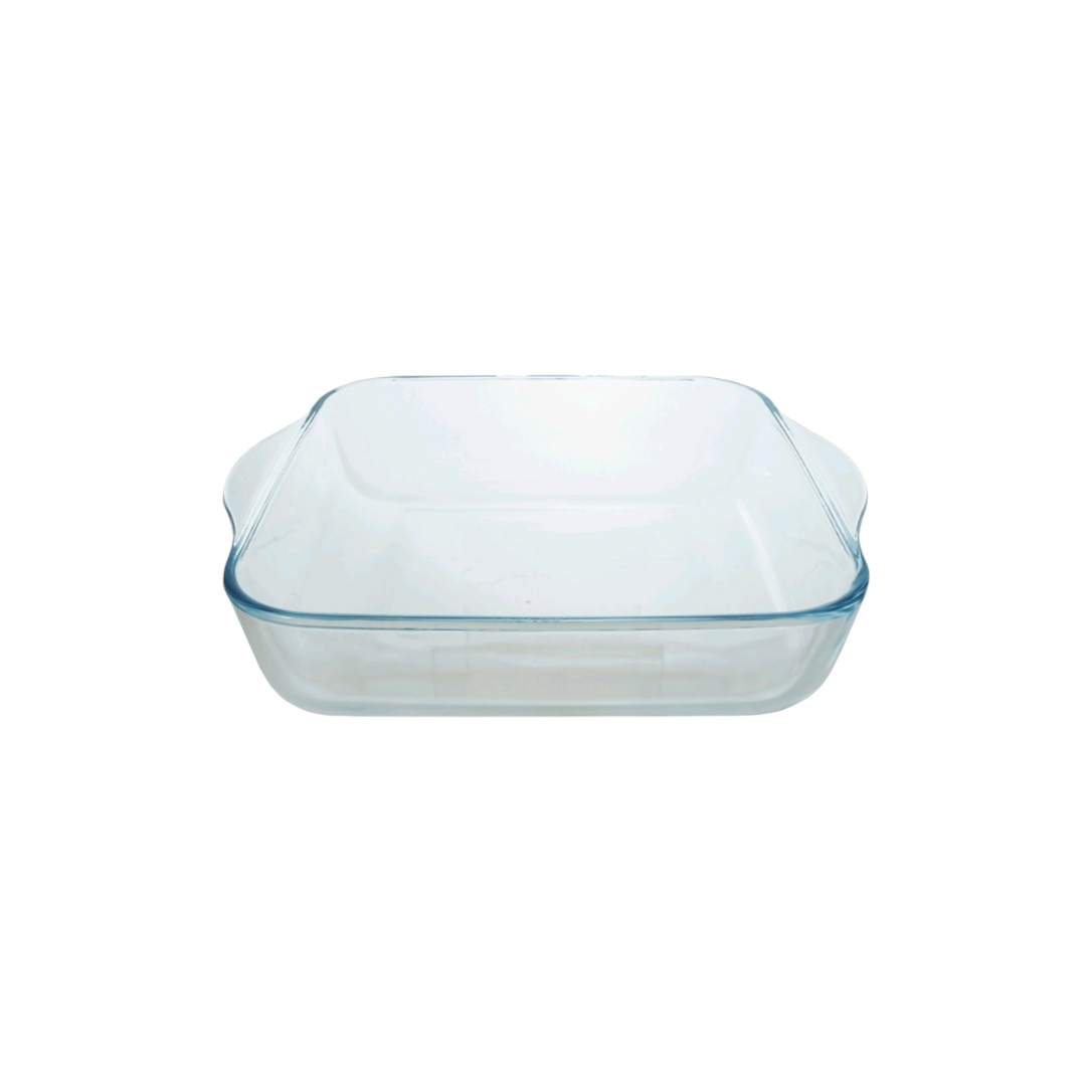 Borcam Glass Serving Dish Square Tray 1.9L 23834