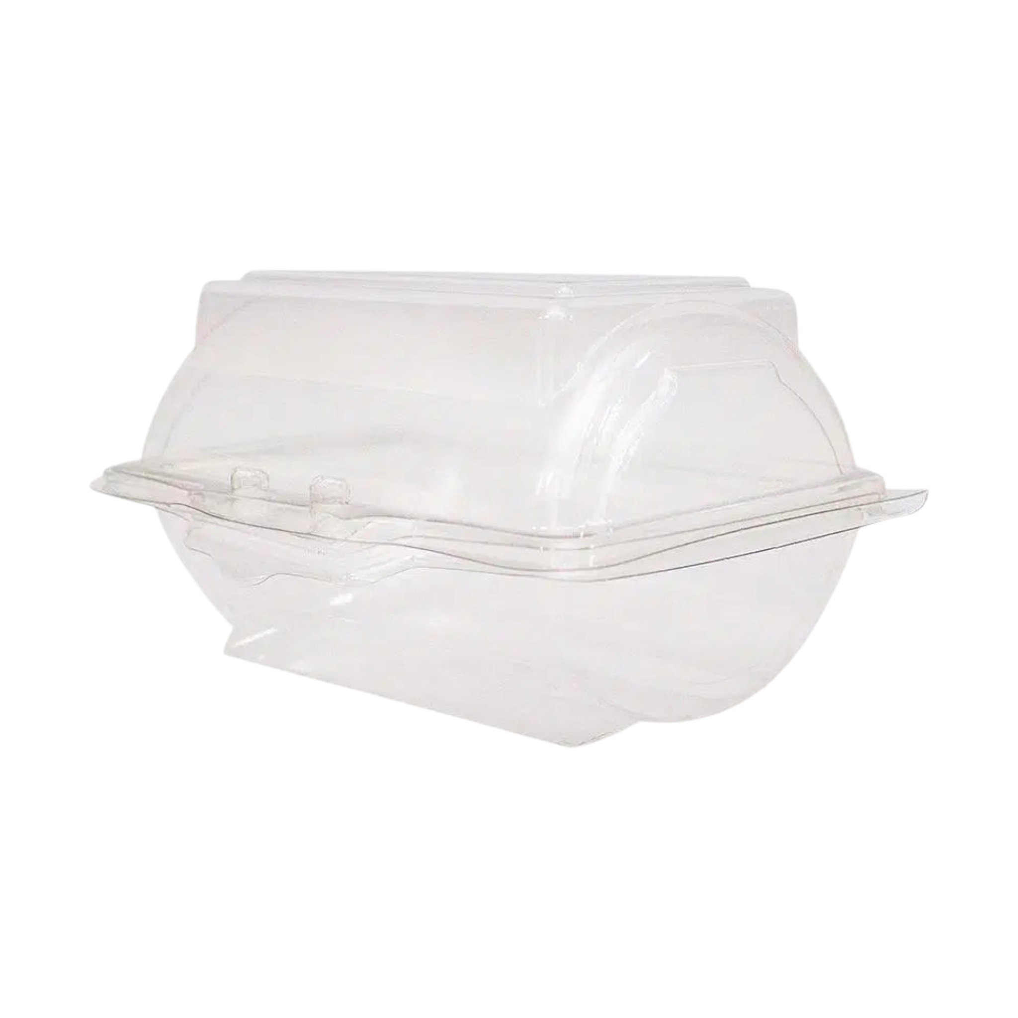 Zibo Disposable Swiss Roll Dome Fold over Clamshell Container T279