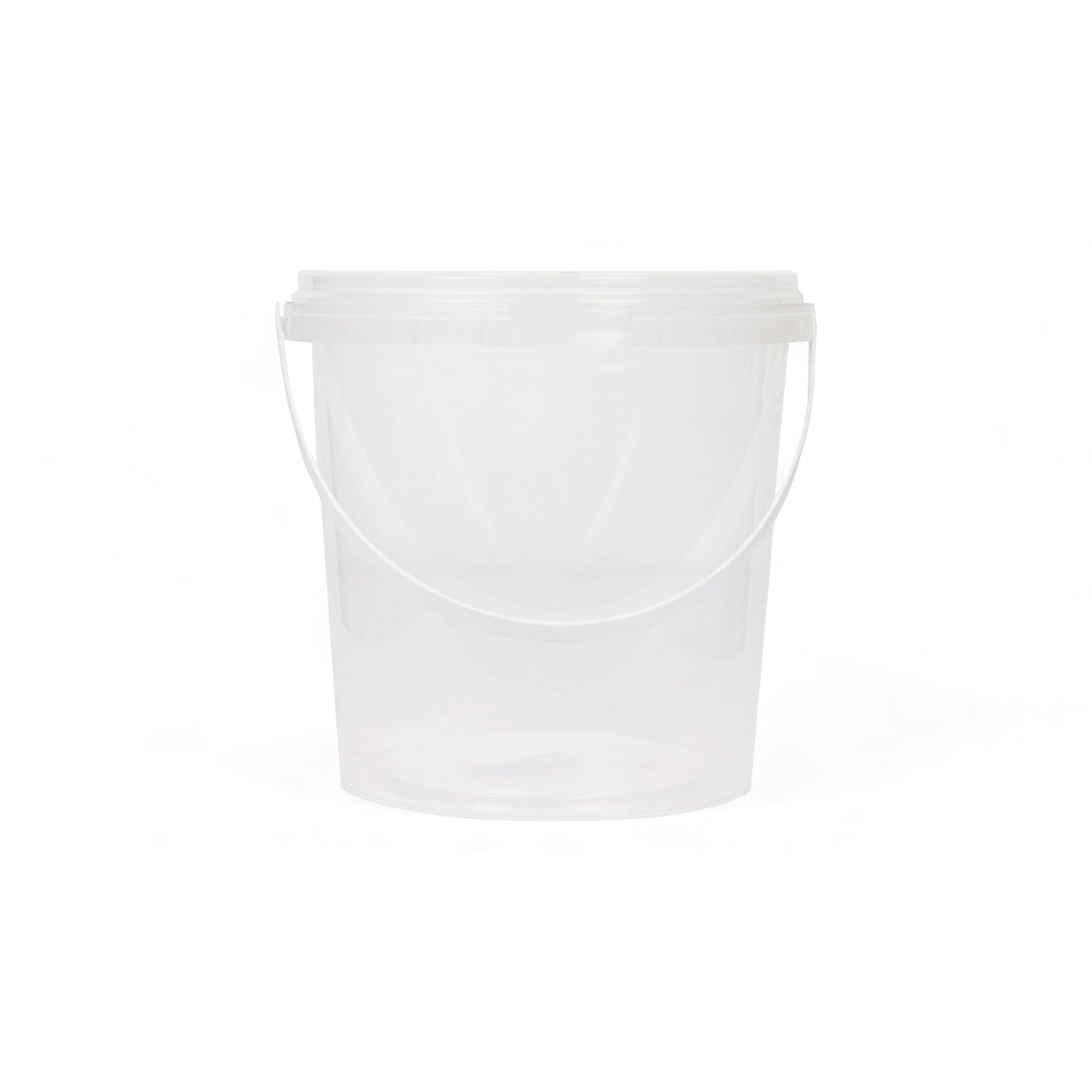 4L Plastic Bucket Tamper Proof Transparent