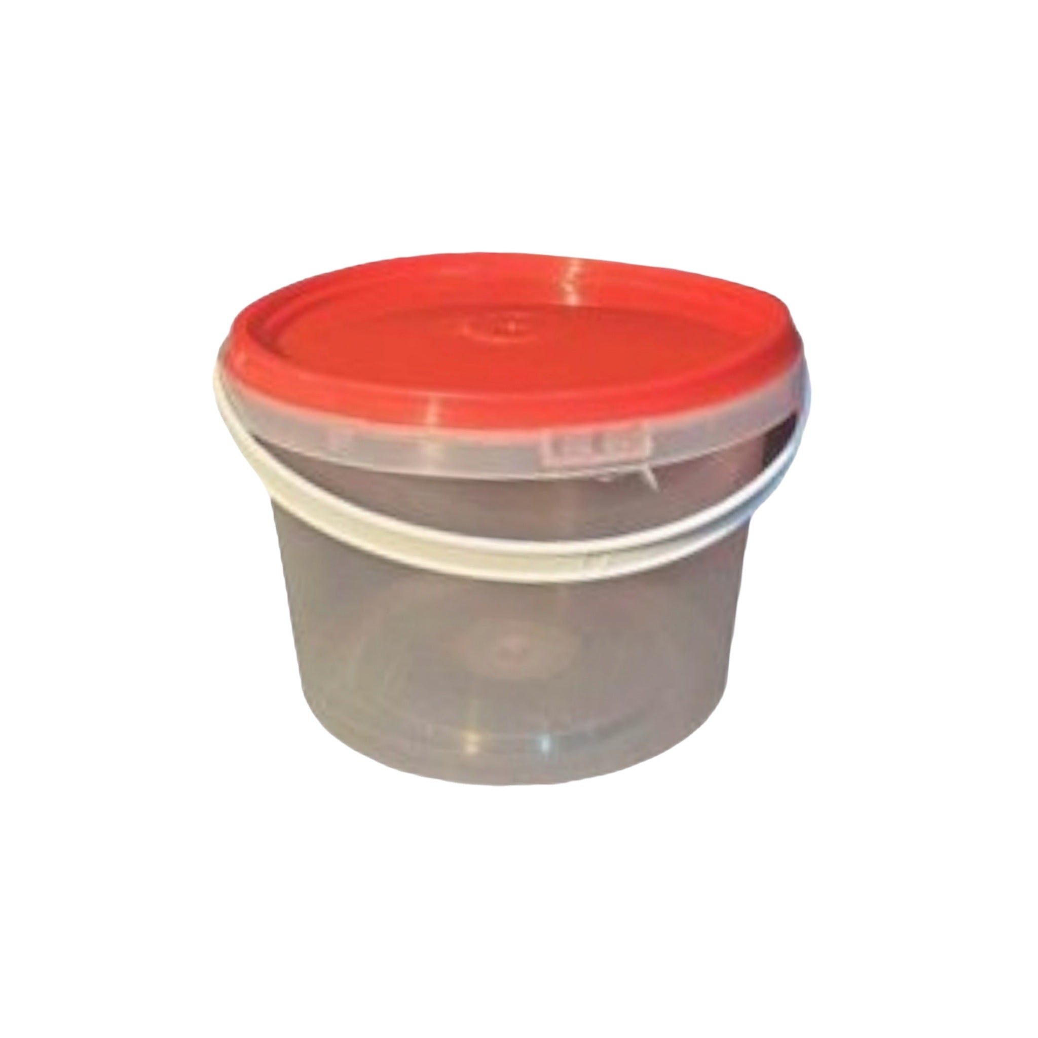 4L Plastic Bucket Tamper Proof Transparent