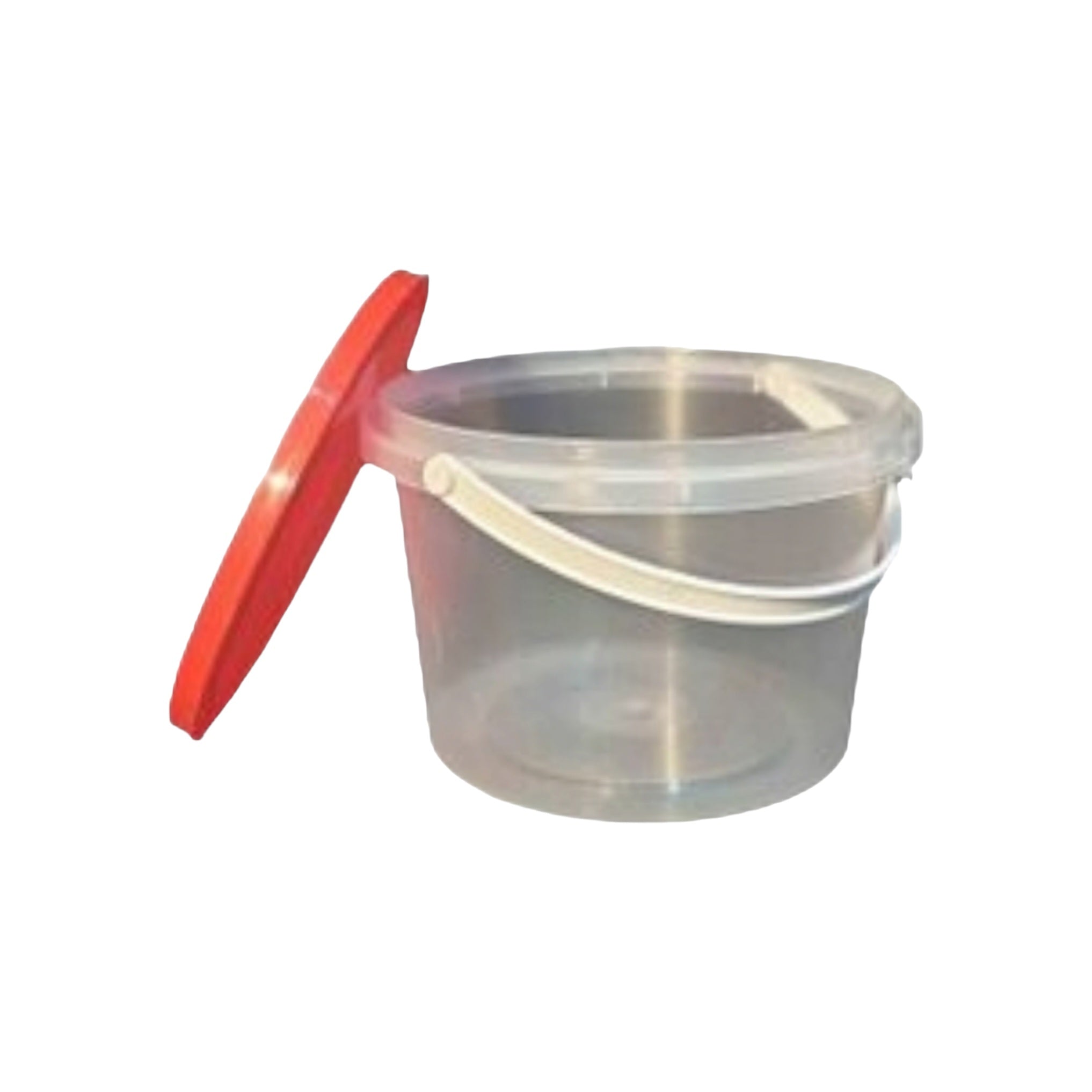 4L Plastic Bucket Tamper Proof Transparent