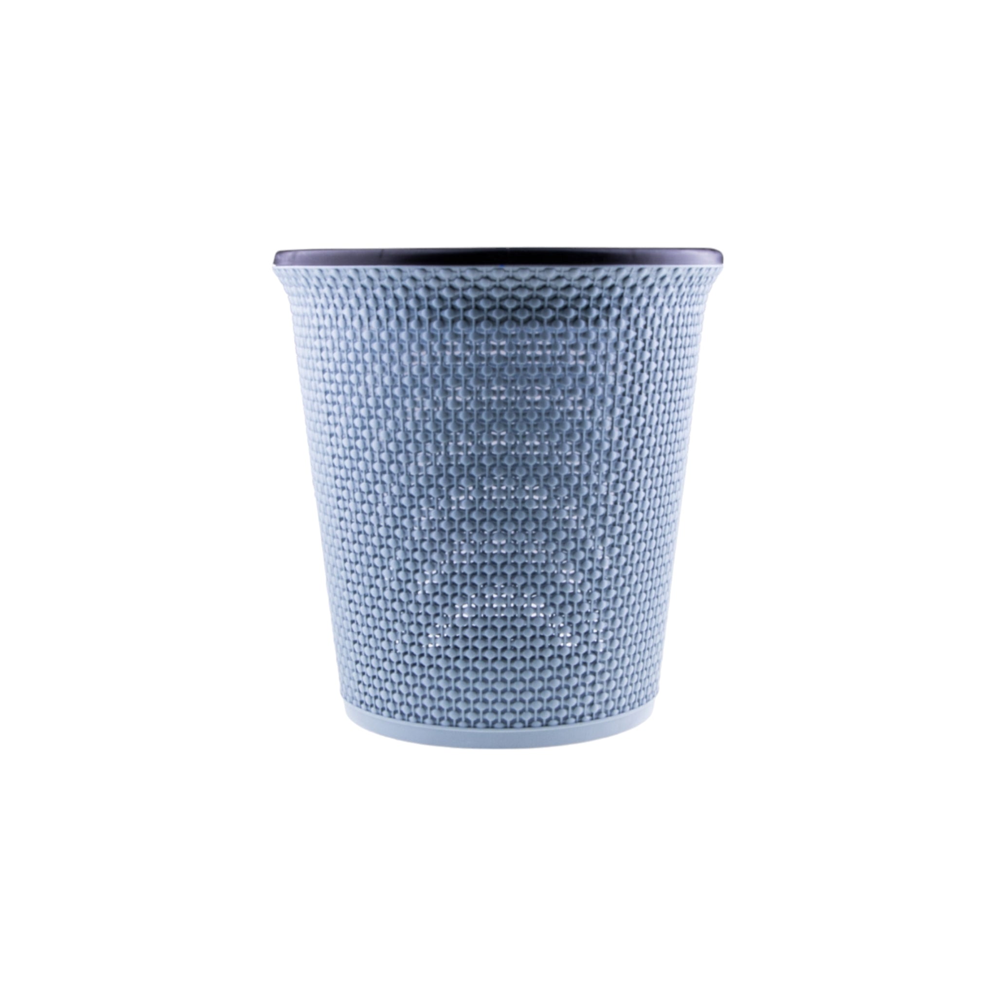 Rattan Wastepaper Dustbin Round Plastic 28x27cm