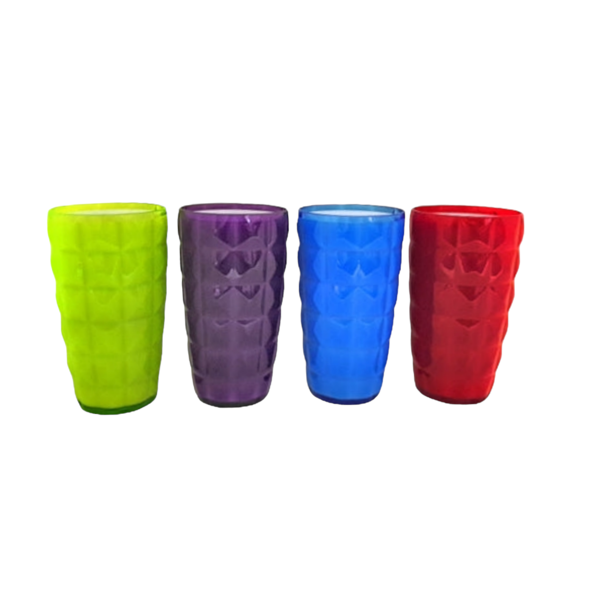 Continental Homeware Acrylic Tumbler Diamond Pattern Glass CH236