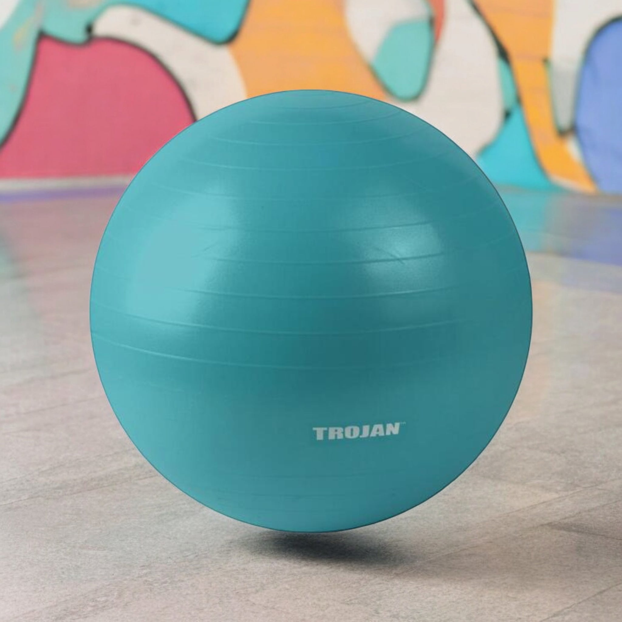 Trojan 55cm Anti Burst Body Exercise Balls Turquoise