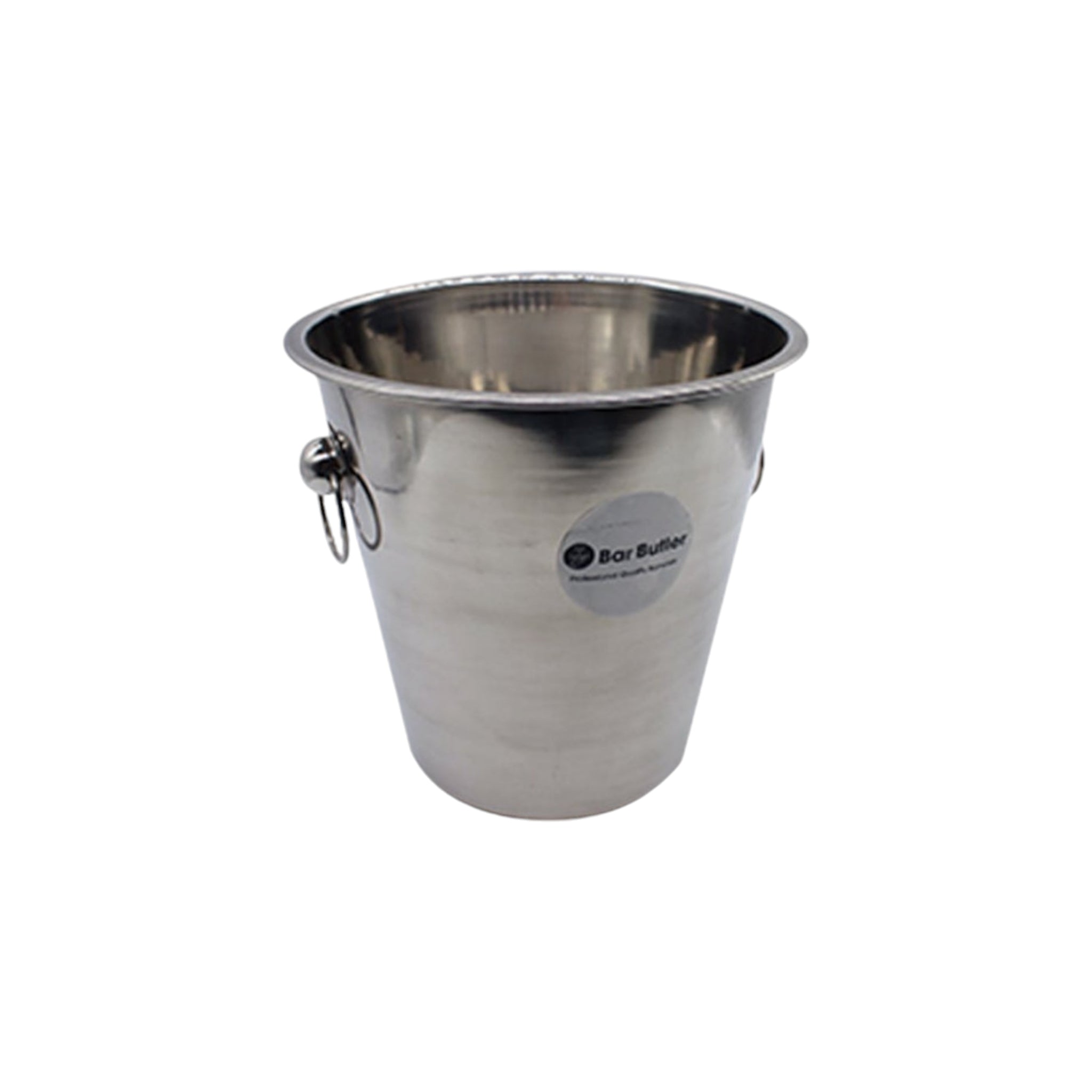 Bar Butler Ice Bucket 4L with Ring Handle Stainless Steel 41781