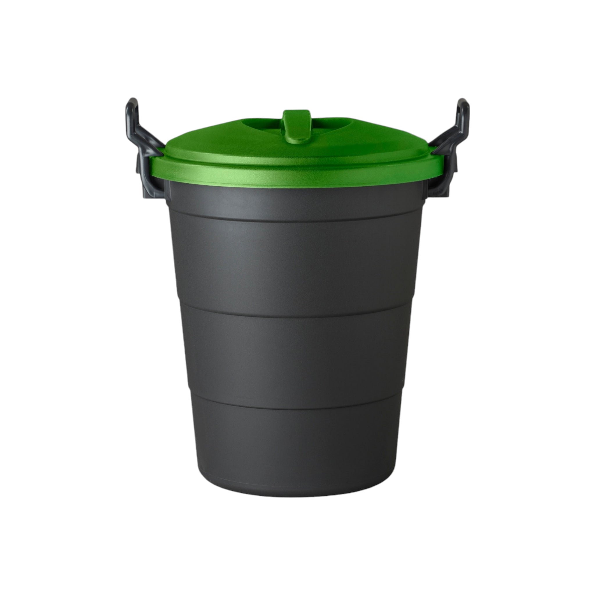 70L Refuse Dustbin Assorted 3pc Set with Lid Buzz