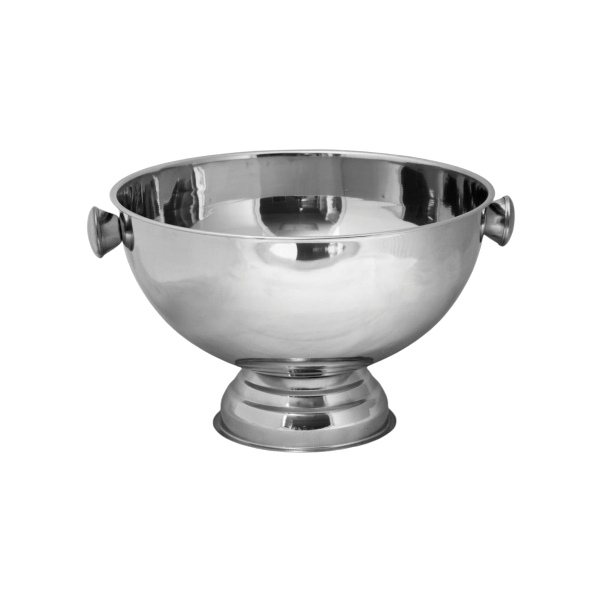 Bar Butler Champagne Punch Bowl 14L Footed With Knob Stainless Steel 30168