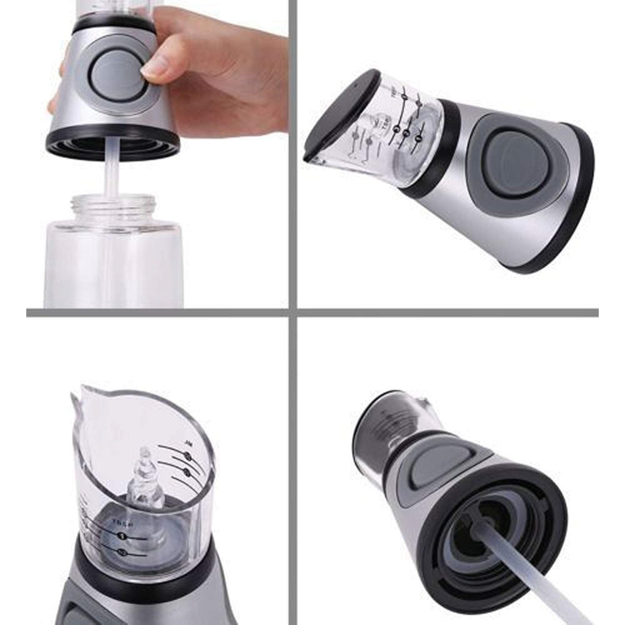 Oil & Vinegar Dispenser 350ml Press & Measure