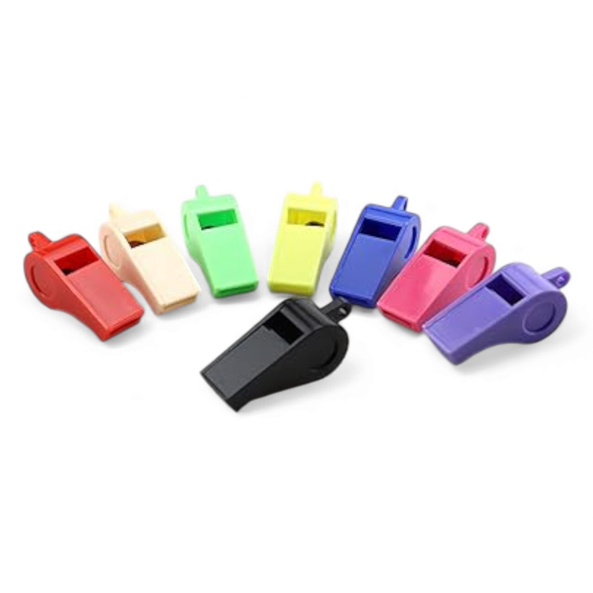 Sports Whistle Plastic Solid Colour 1pc