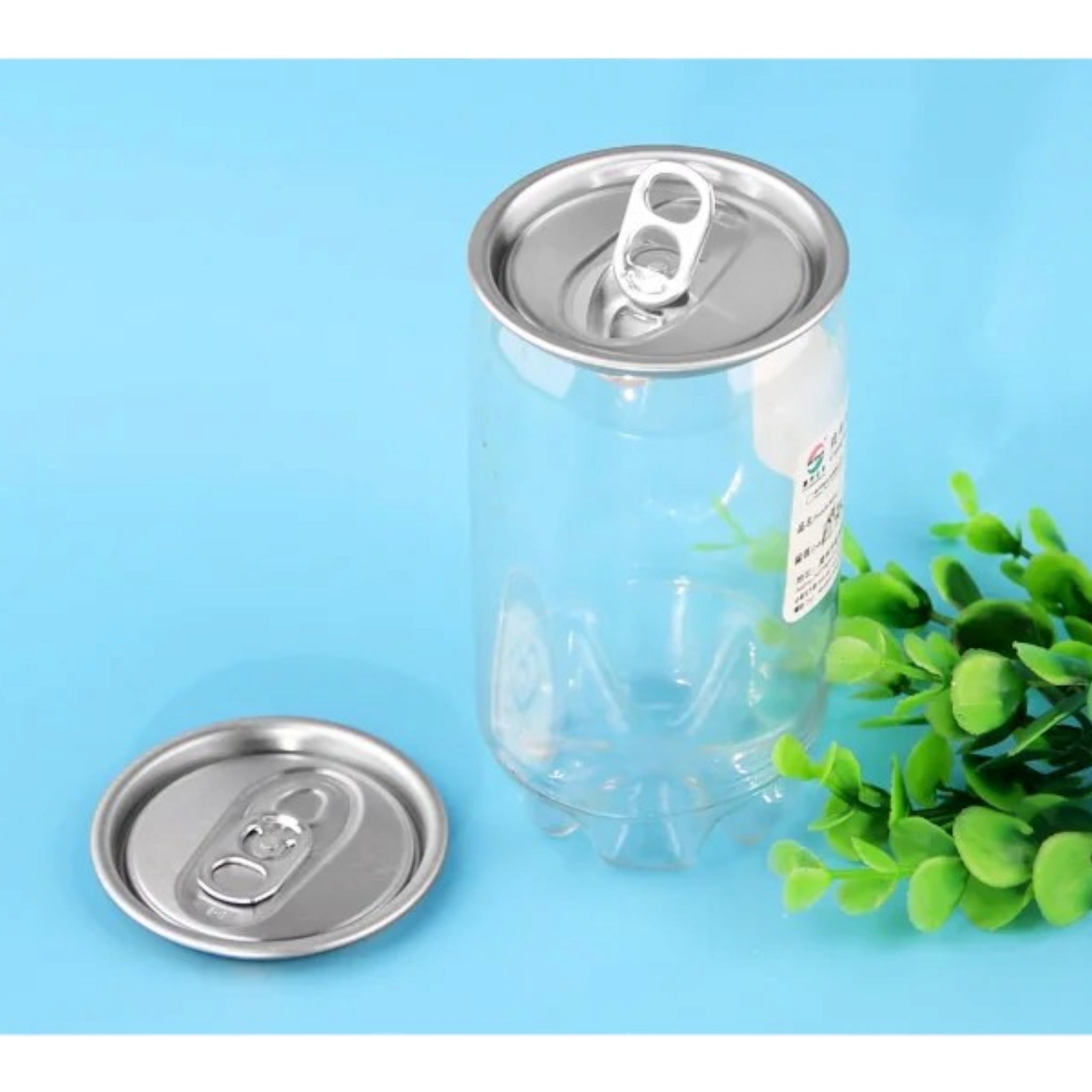 Full Open Aluminium Lid 58mm for Food Grade Plastic Drinking Clear Can