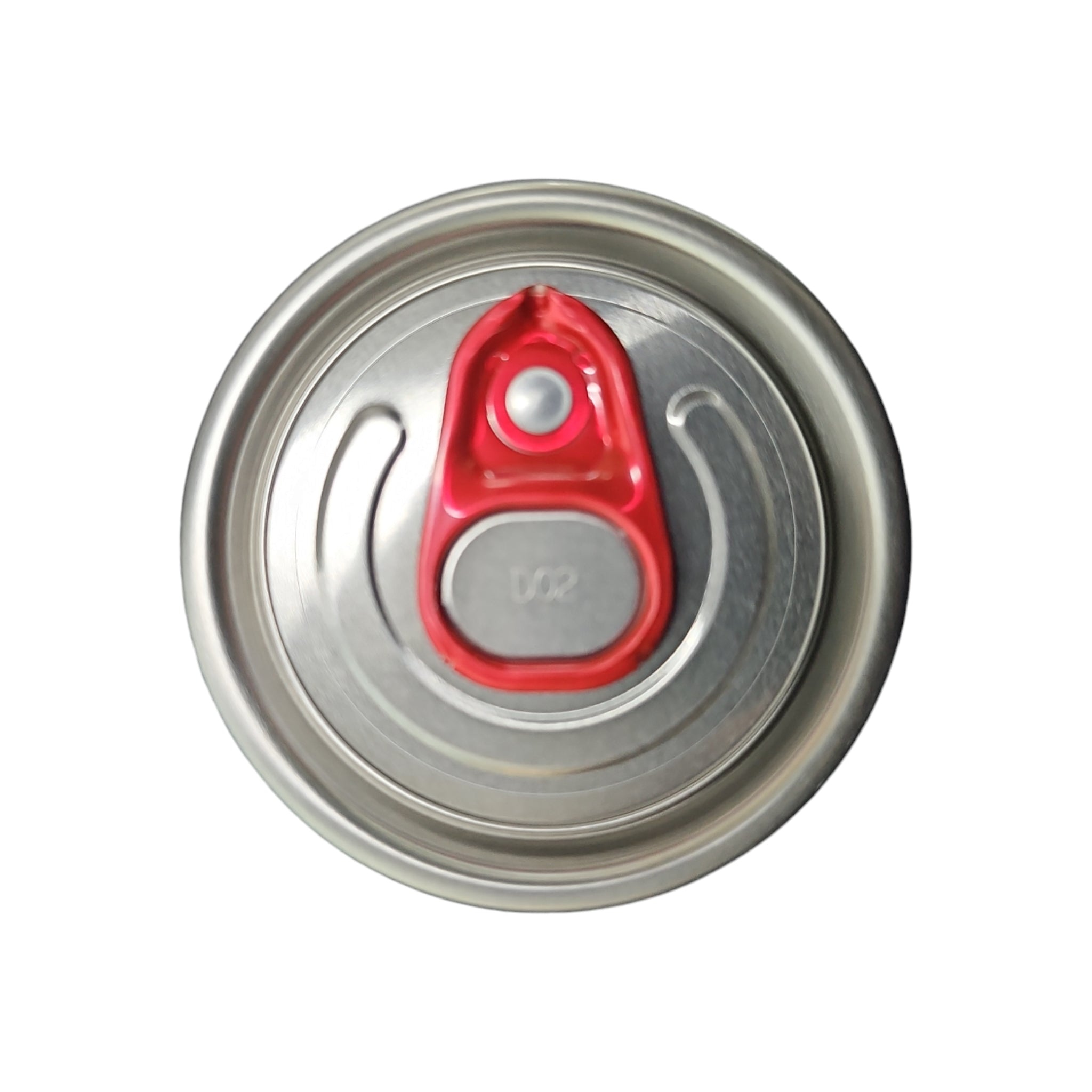 Full Open Aluminium Lid 58mm for Food Grade Plastic Drinking Clear Can