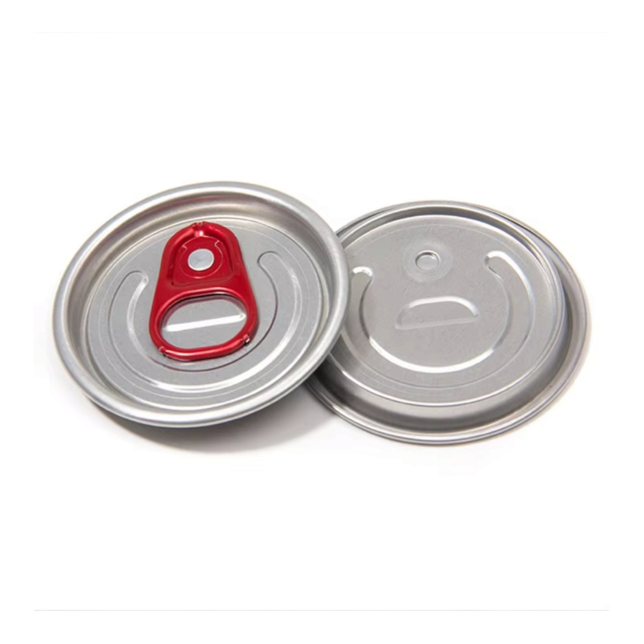 Full Open Aluminium Lid 58mm for Food Grade Plastic Drinking Clear Can