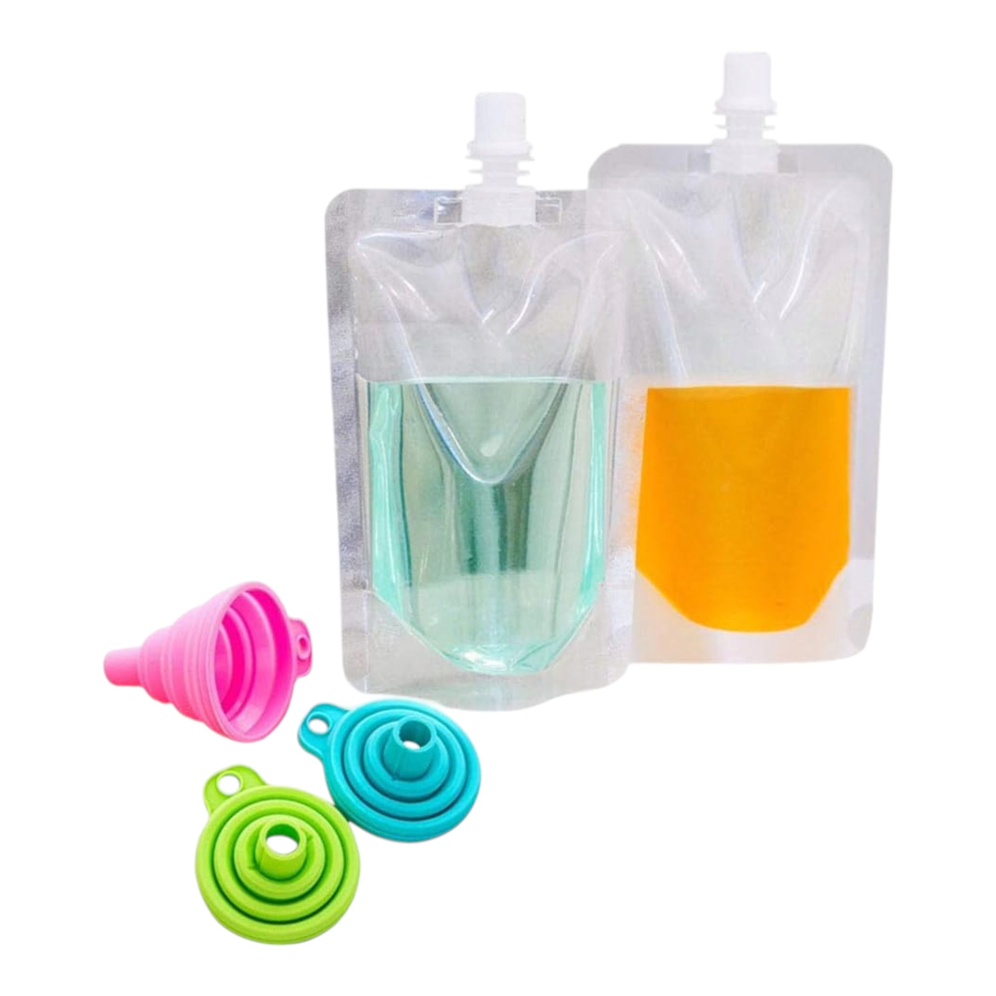 Stand-Up Pouch Bag 500ml Clear with Spout 13x19x3.5cm 100mic