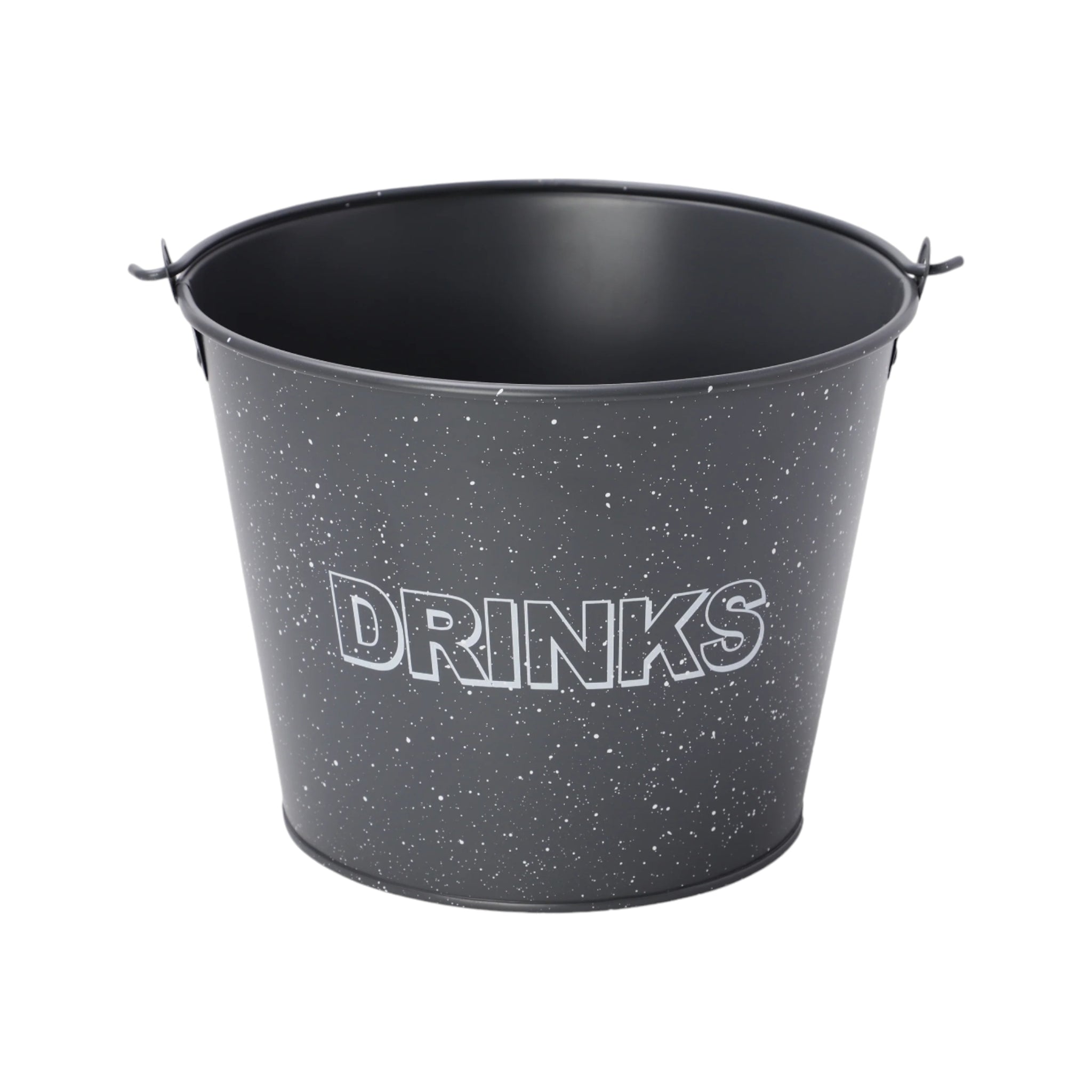 Bar Butler Ice Bucket with Handle Grey and Mottled White 5L