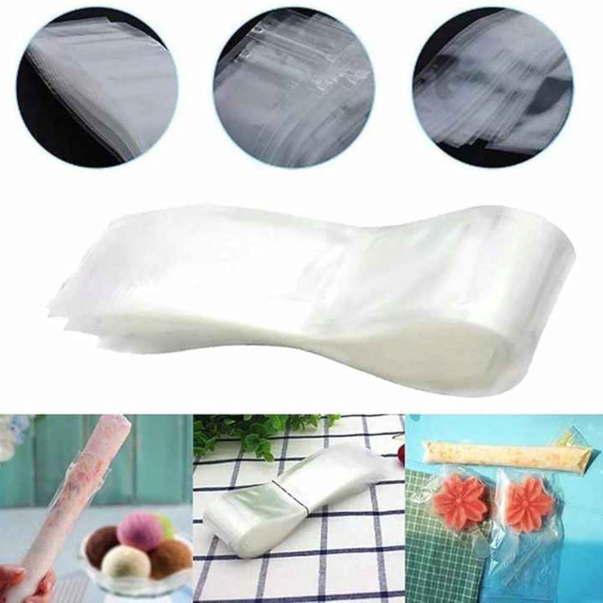 Disposable DIY 110ml Popsicle Ice Lollipop Mold Zip Lock Bag 29x4.8cm