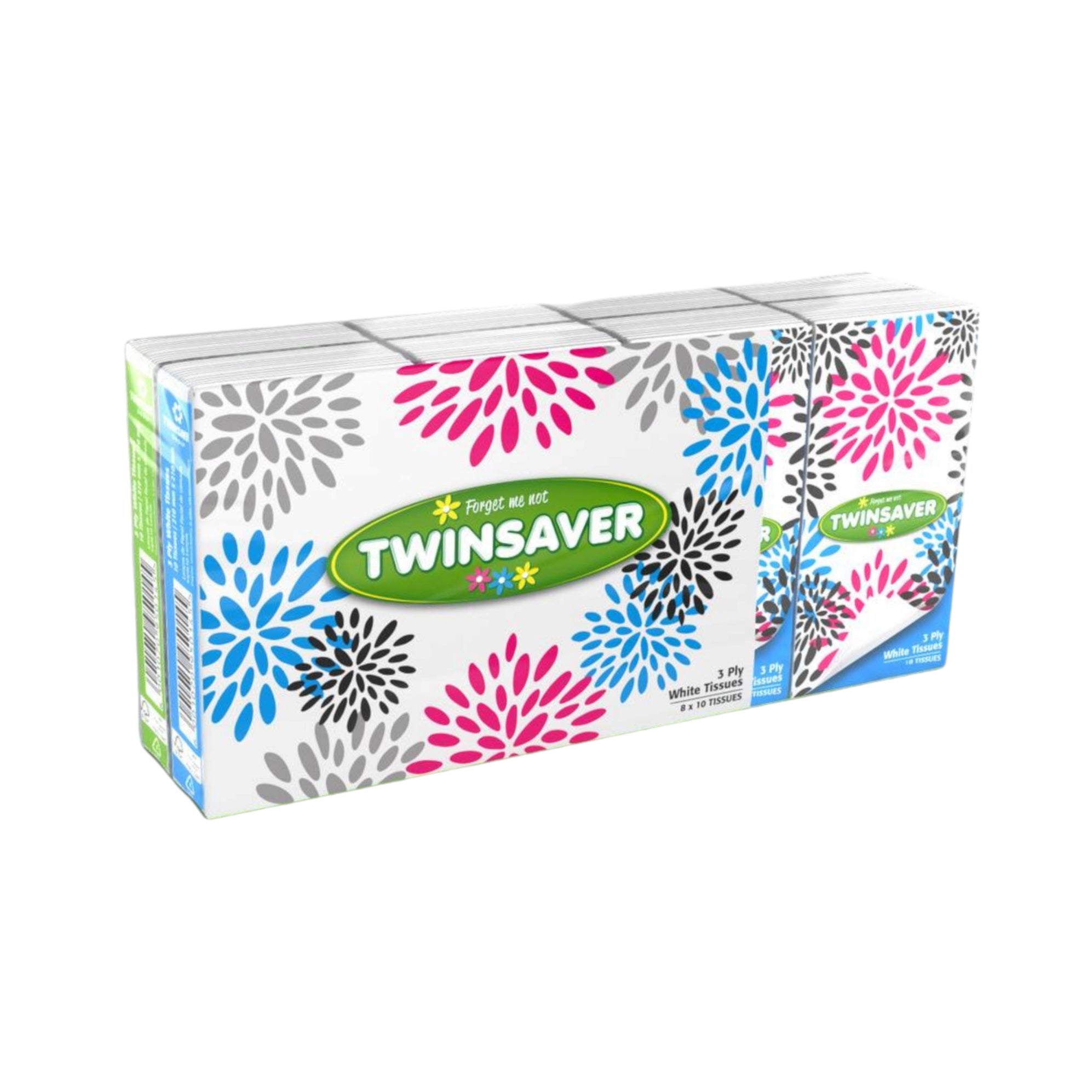 Twinsaver 3ply Tissues 8x10