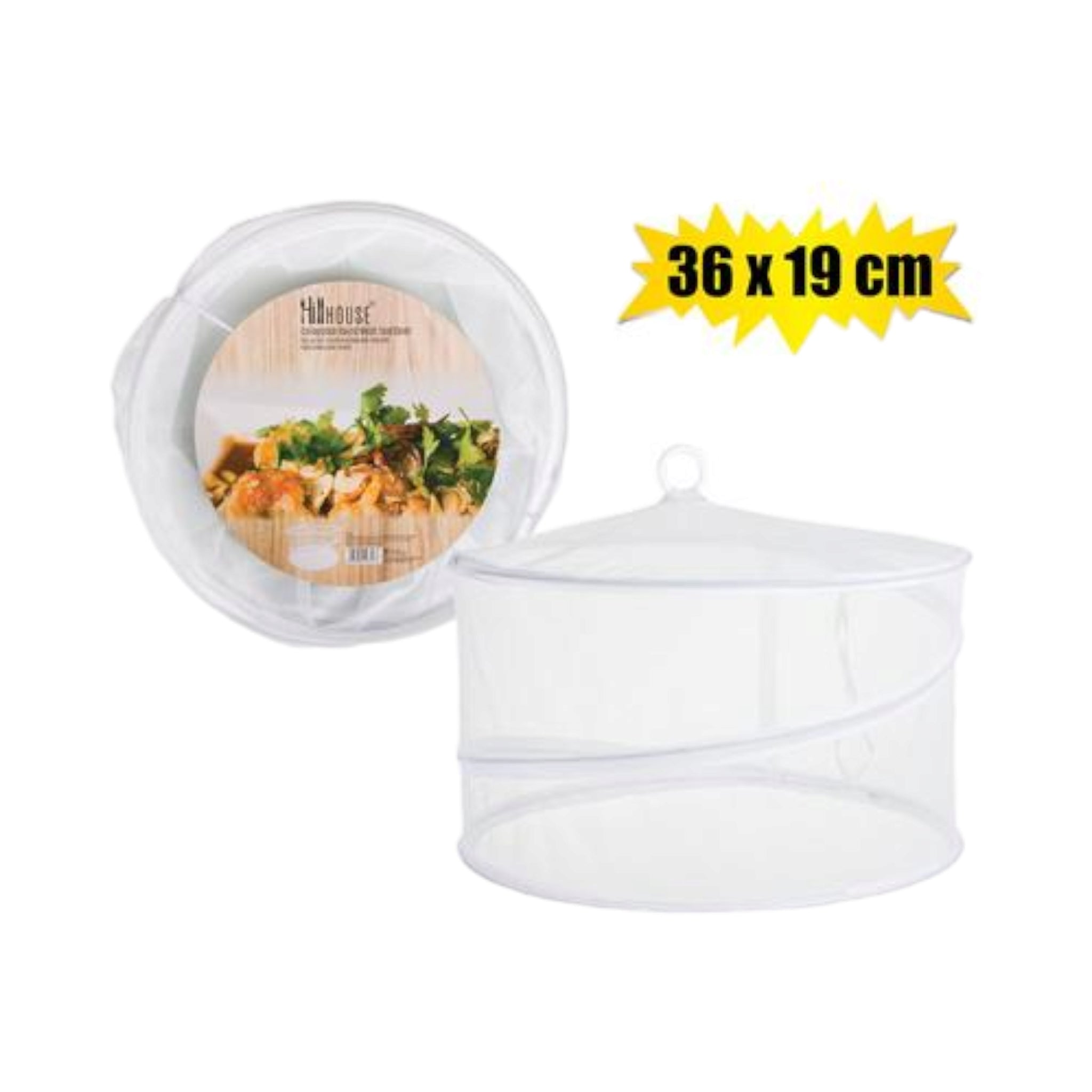 Hillhouse Food Cover Collapsible Round 36x19cm