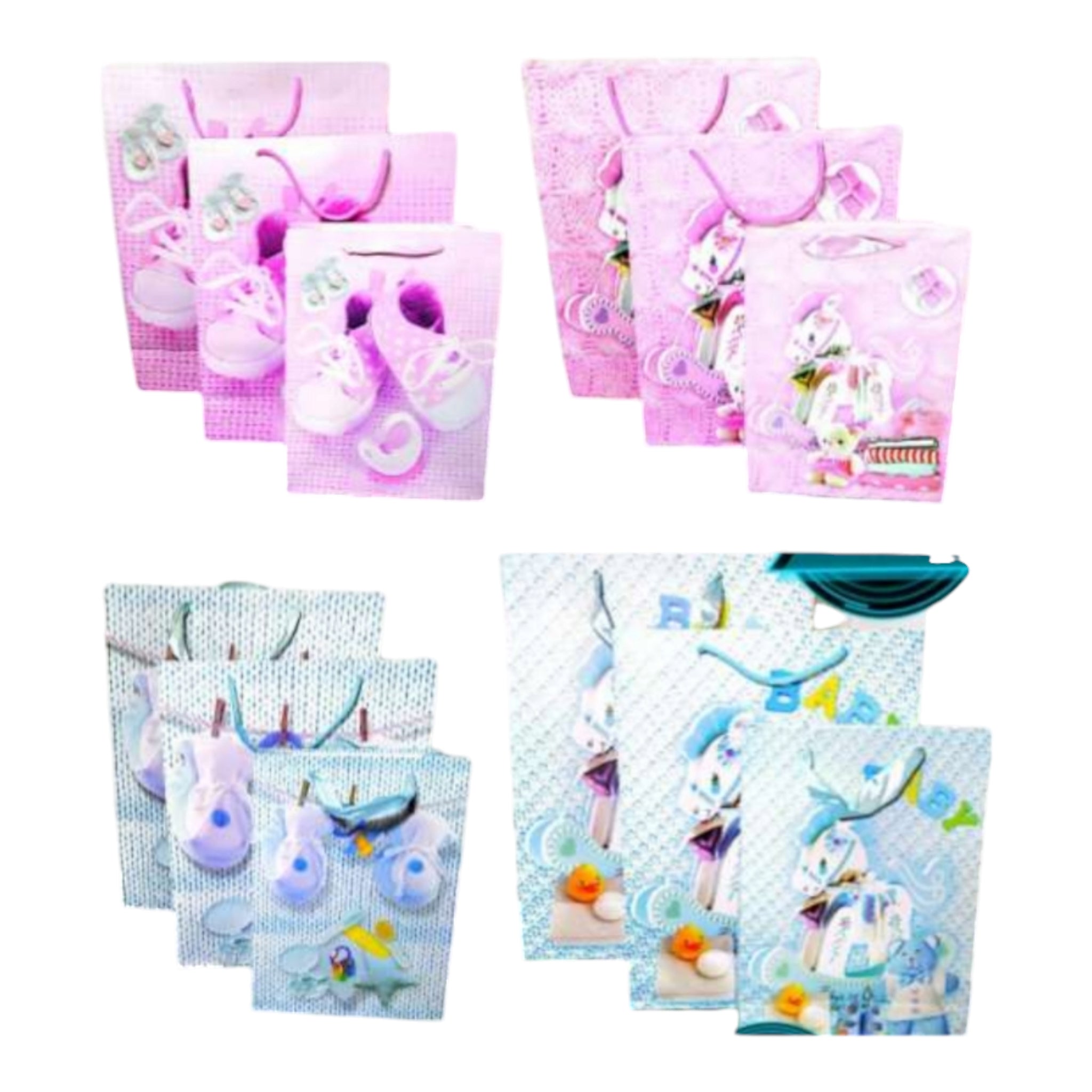 Kids Gift Paper Party Bags Gifting 18x24x8.5cm 1pc