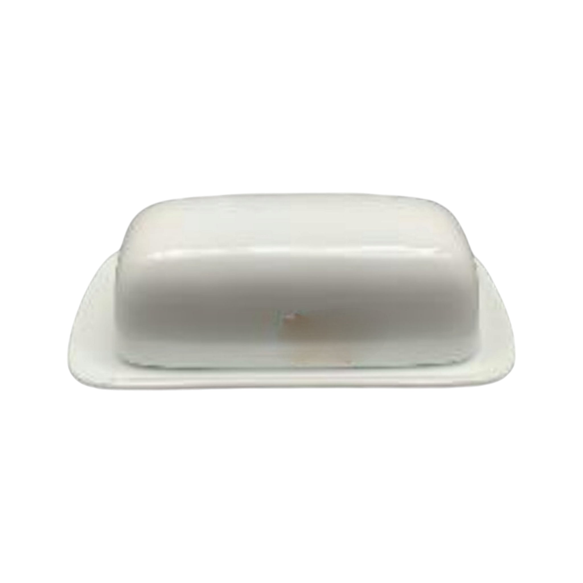 Ceramic Butter Dish Saver Plate with Lid 8.25inch