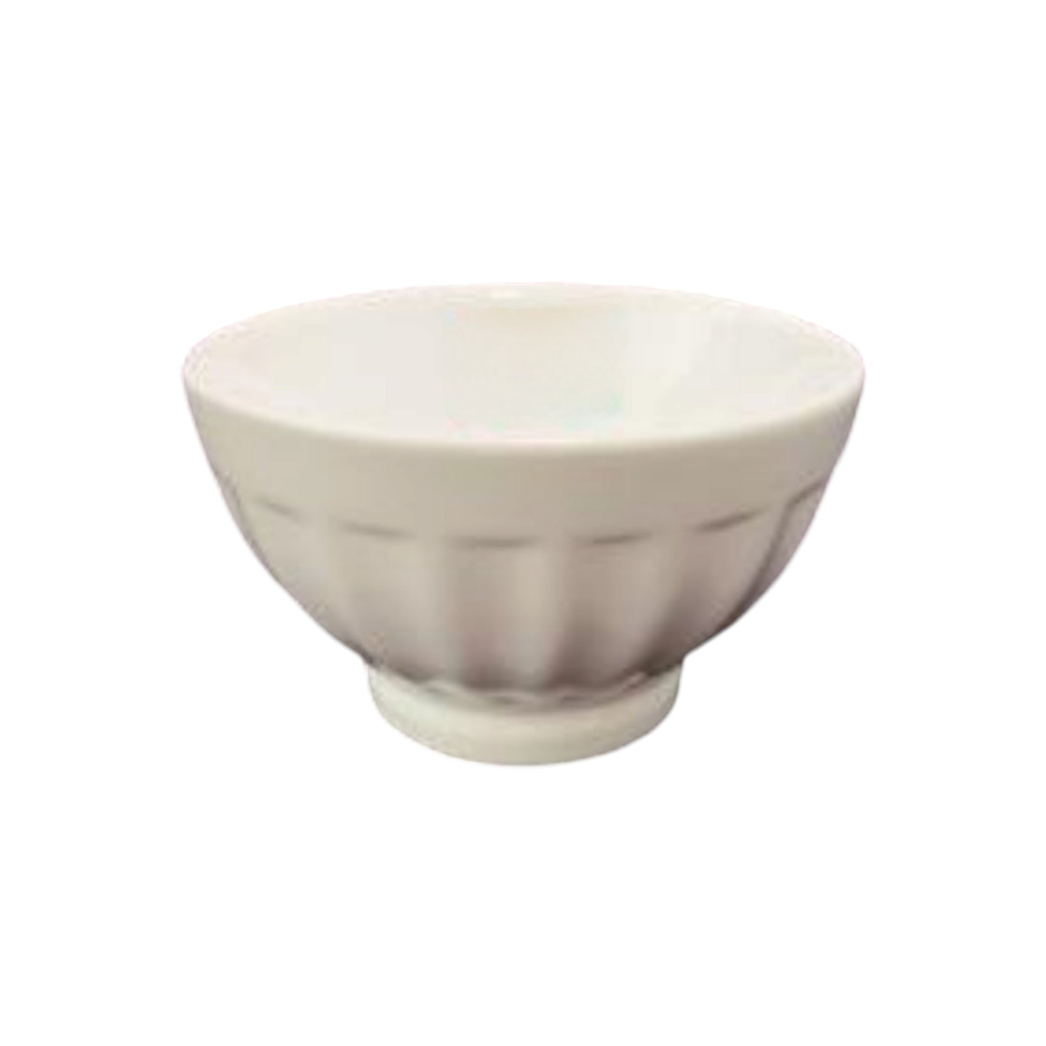 Ceramic Round Bowl White 4.25inch