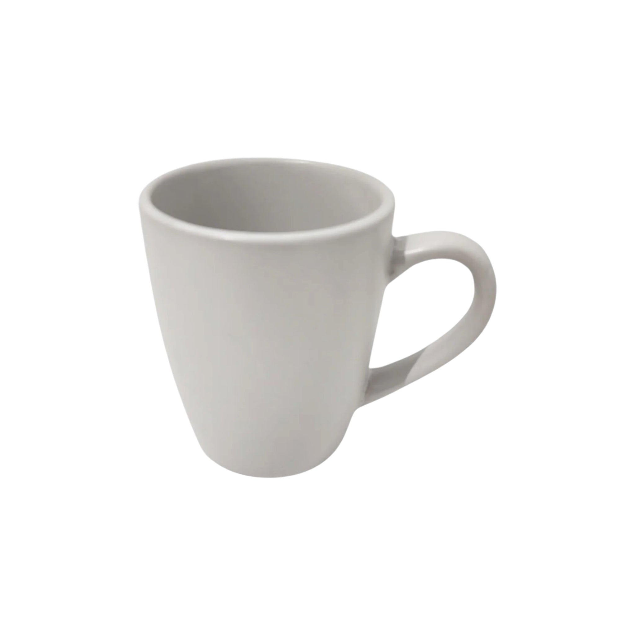 Coffee Mug Straight Edge Matt Cream 340ml