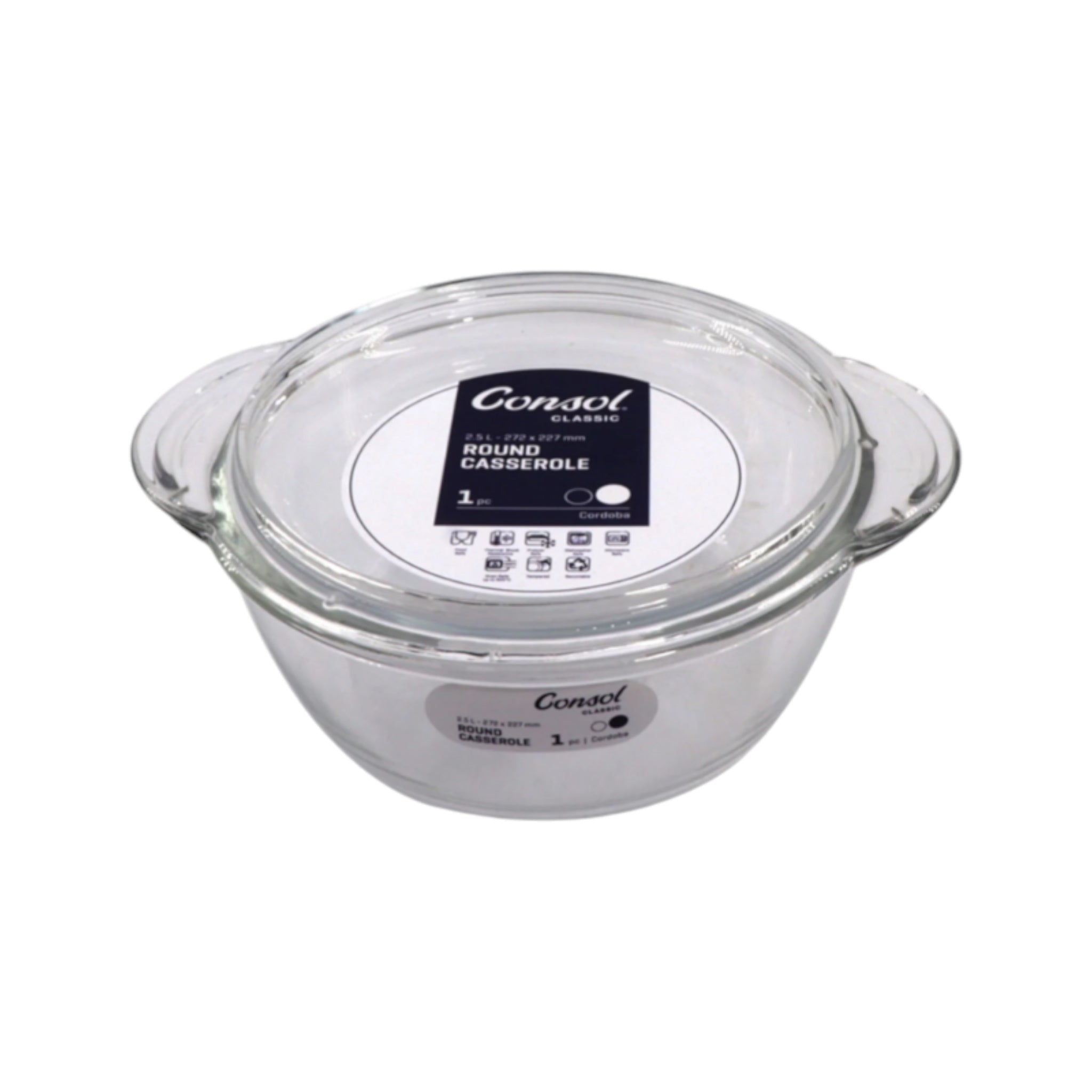 Consol 2.5L Cordoba Round Casserole Bowl 17155