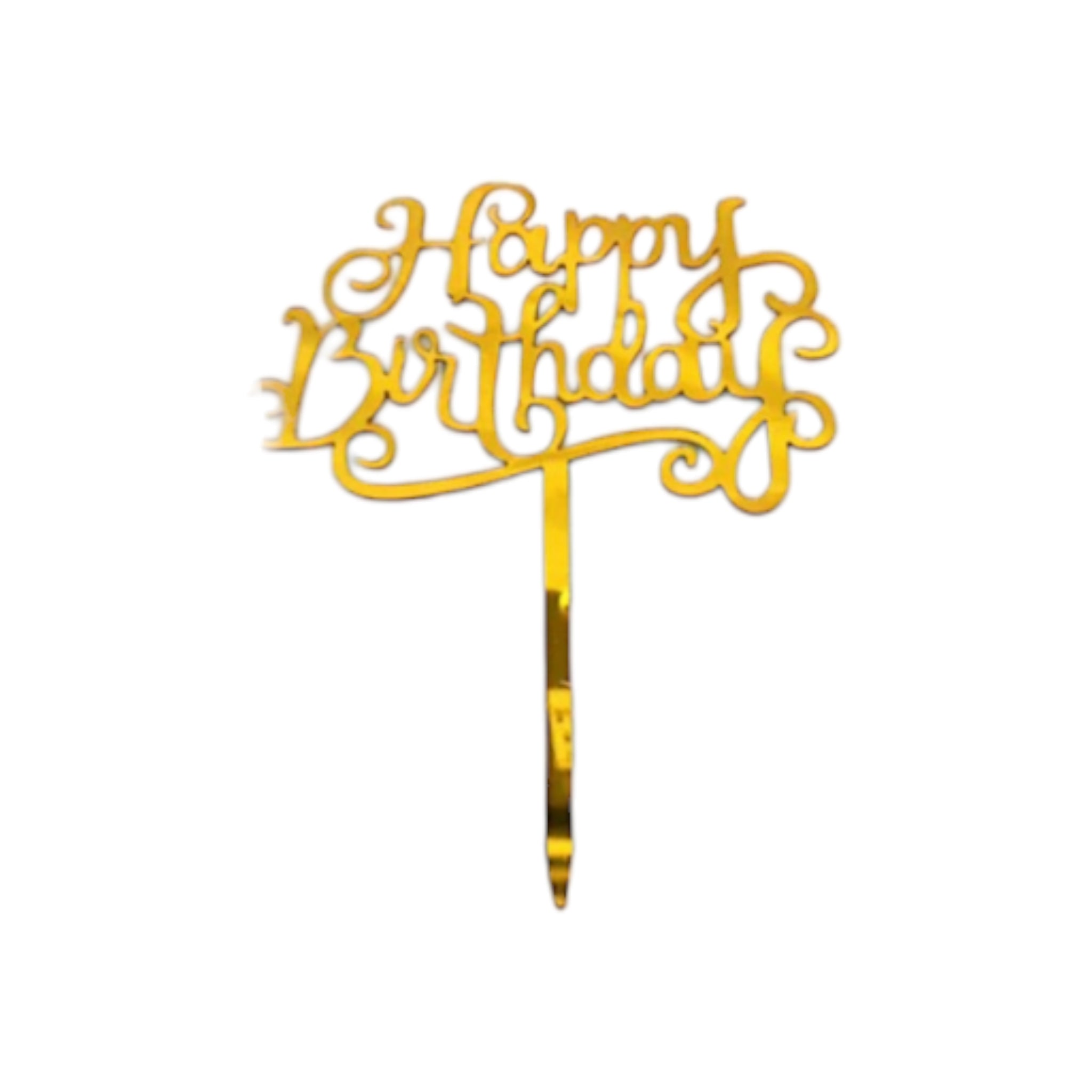 Acrylic Cake Topper Happy Birthday